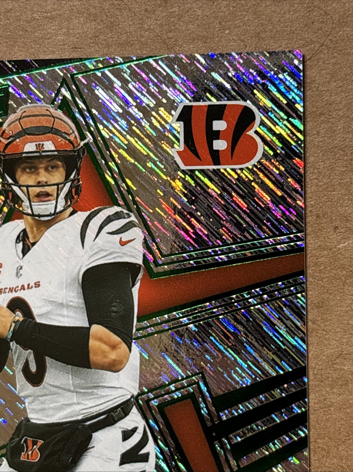 Joe Burrow 2025 Panini Revolution Star Gazing Storm Parallel Football Card #d/25