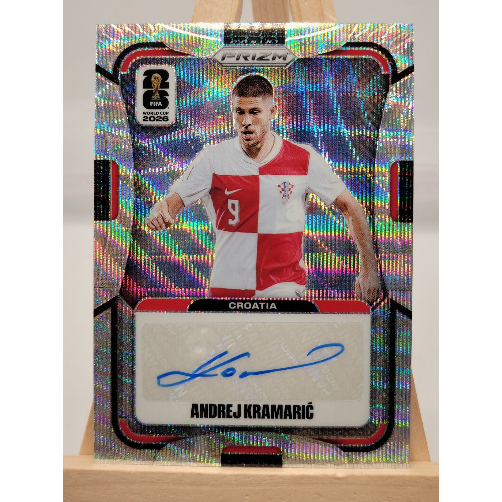 2026 Panini Prizm FIFA World Cup Andrej Kramaric Mojo Auto #S-AK Croatia Soccer