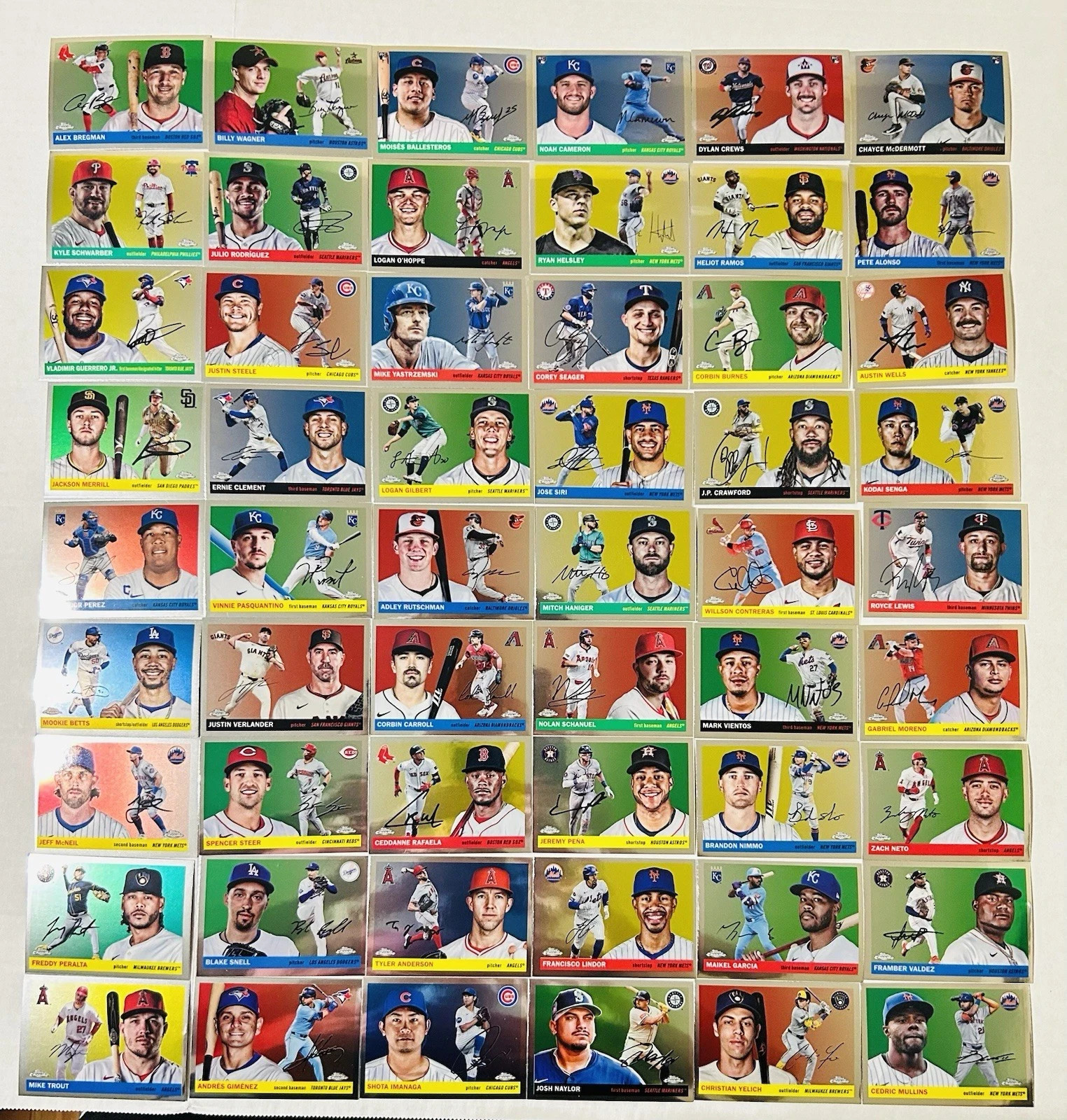 2025 Topps Chrome Platinum Anniversary Singles #250-500 Pick & Complete Your Set