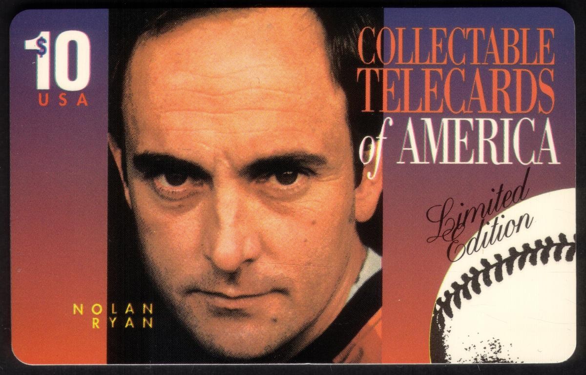 $10. Nolan Ryan Baseball Phone Card