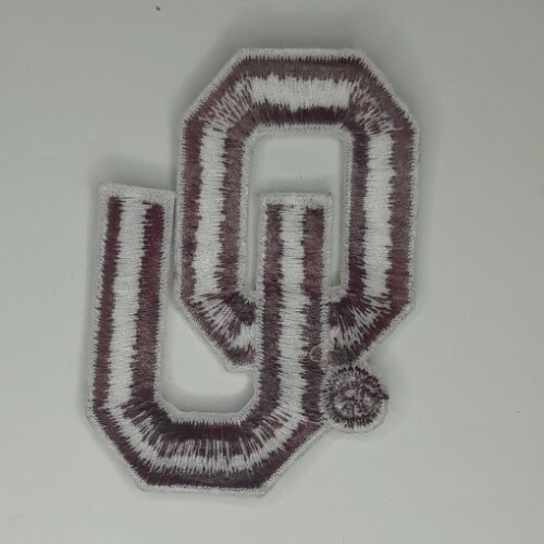 Oklahoma Sooners Iron on Patches Embroidered Hat Badge Patch Applique Emblem