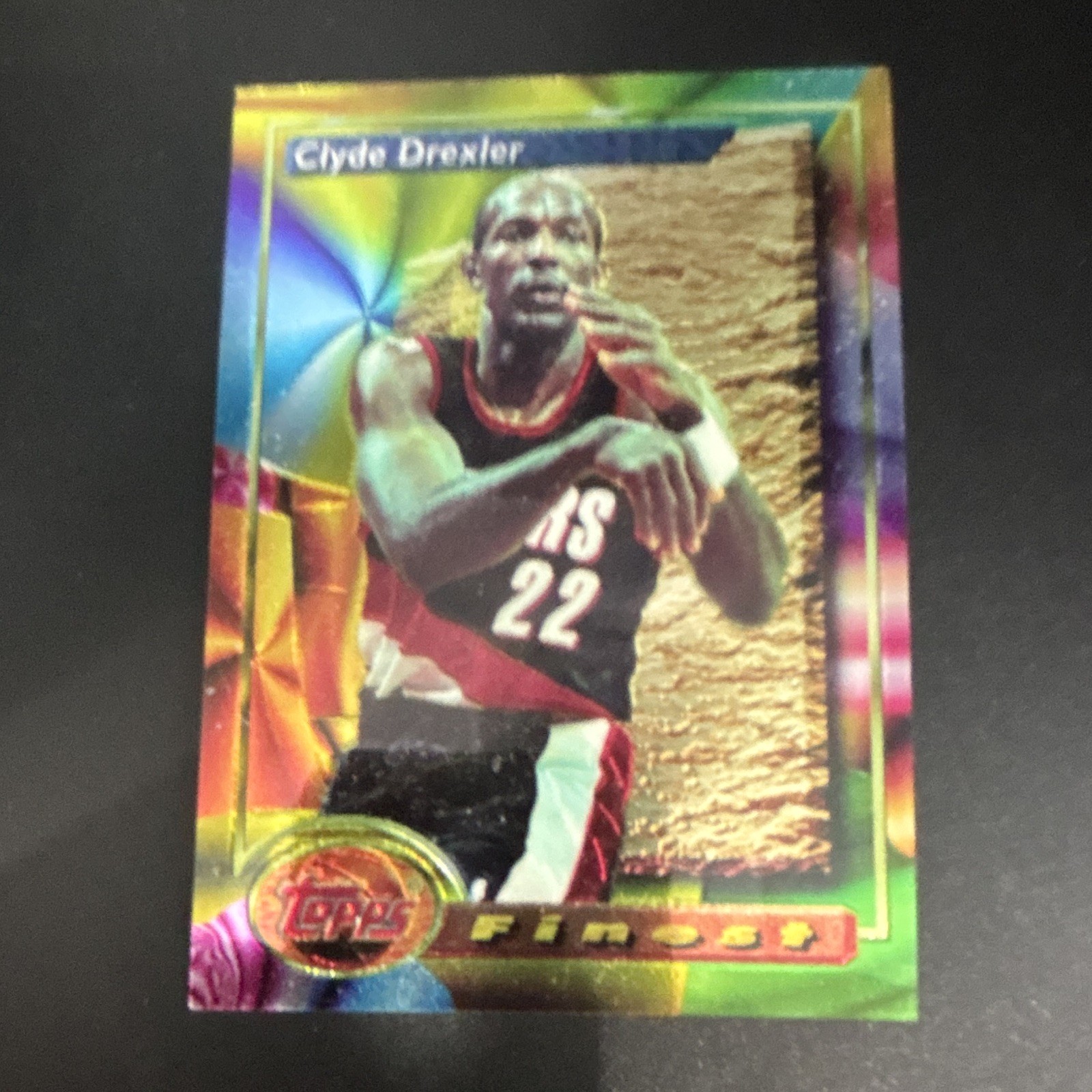 1993-94 Topps Finest – Clyde Drexler #74 Refractor
