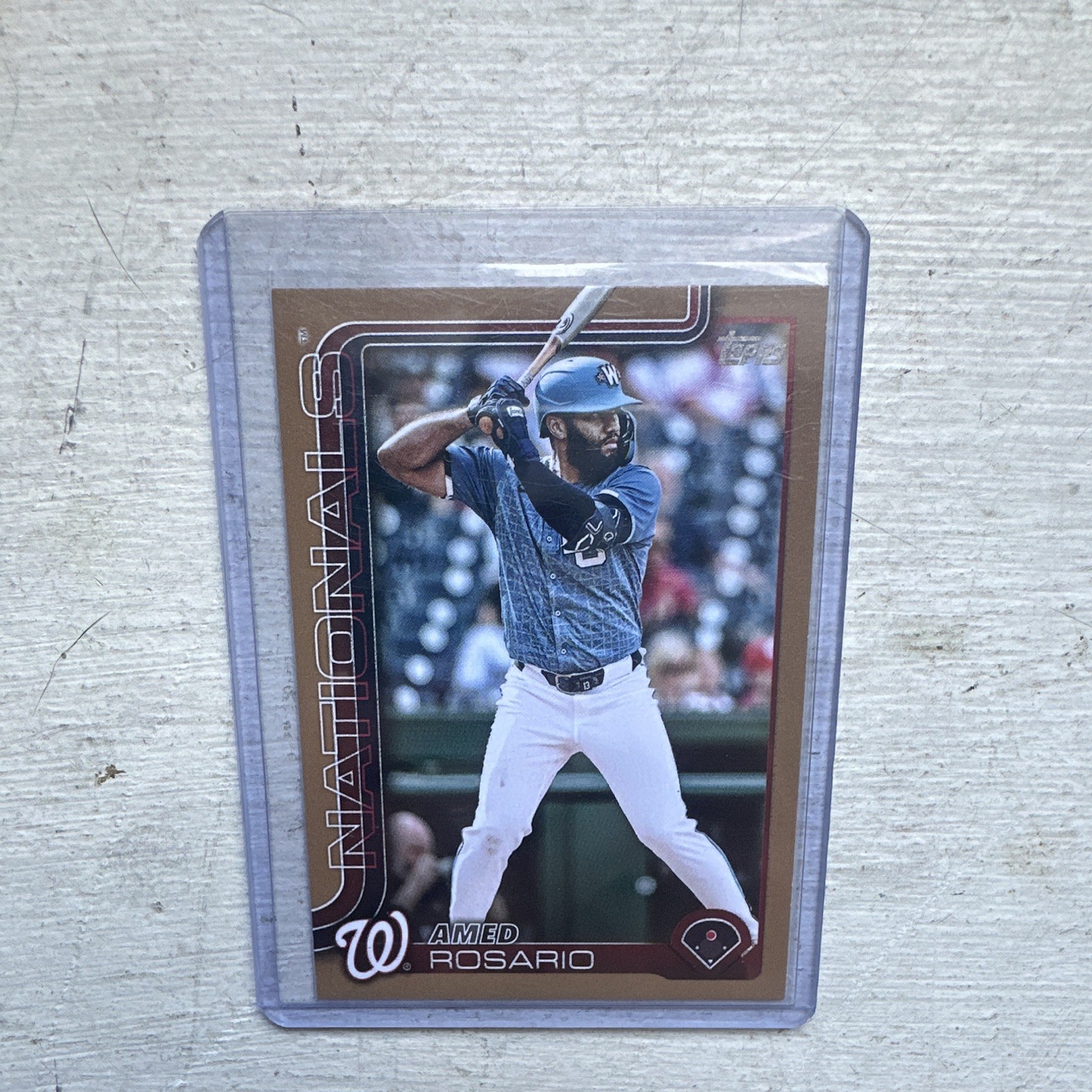 Topps 2025 Update Series Amed Rosario Nationals SerialNumbered #US322 MLB