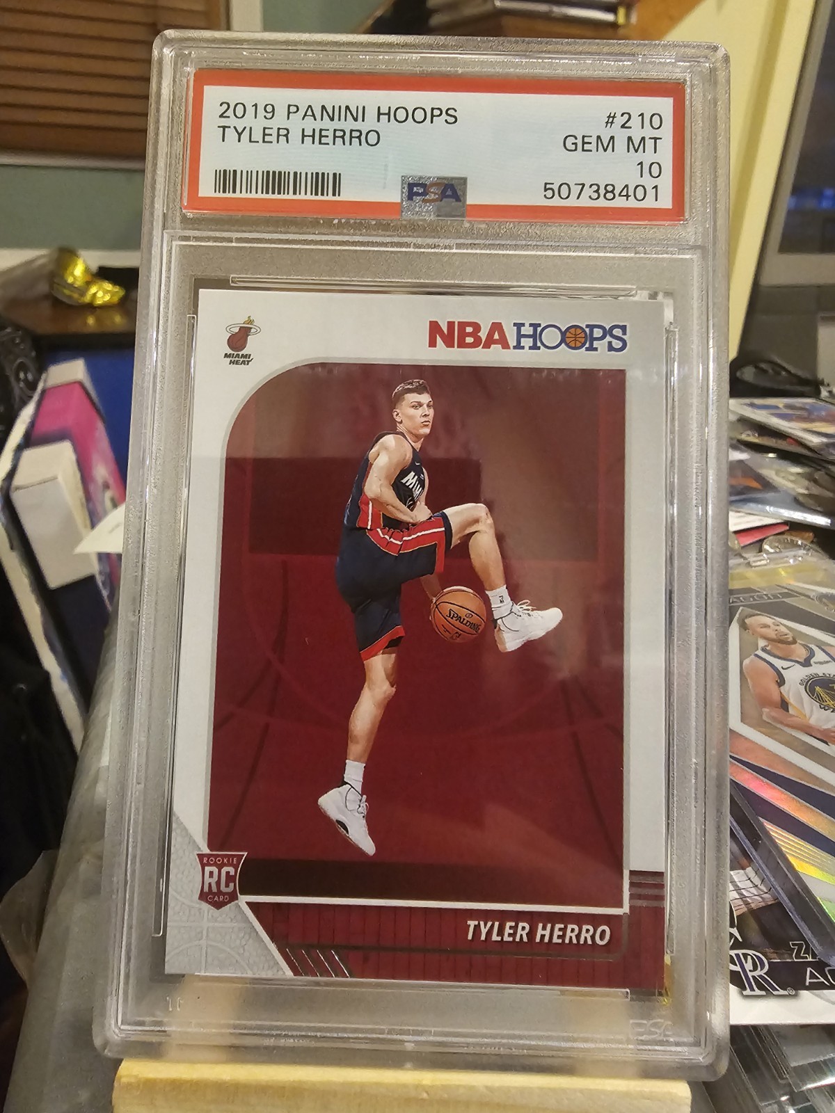 2019 PANINI HOOPS TYLER HERRO RC GEM MINT 10 #210 HEAT