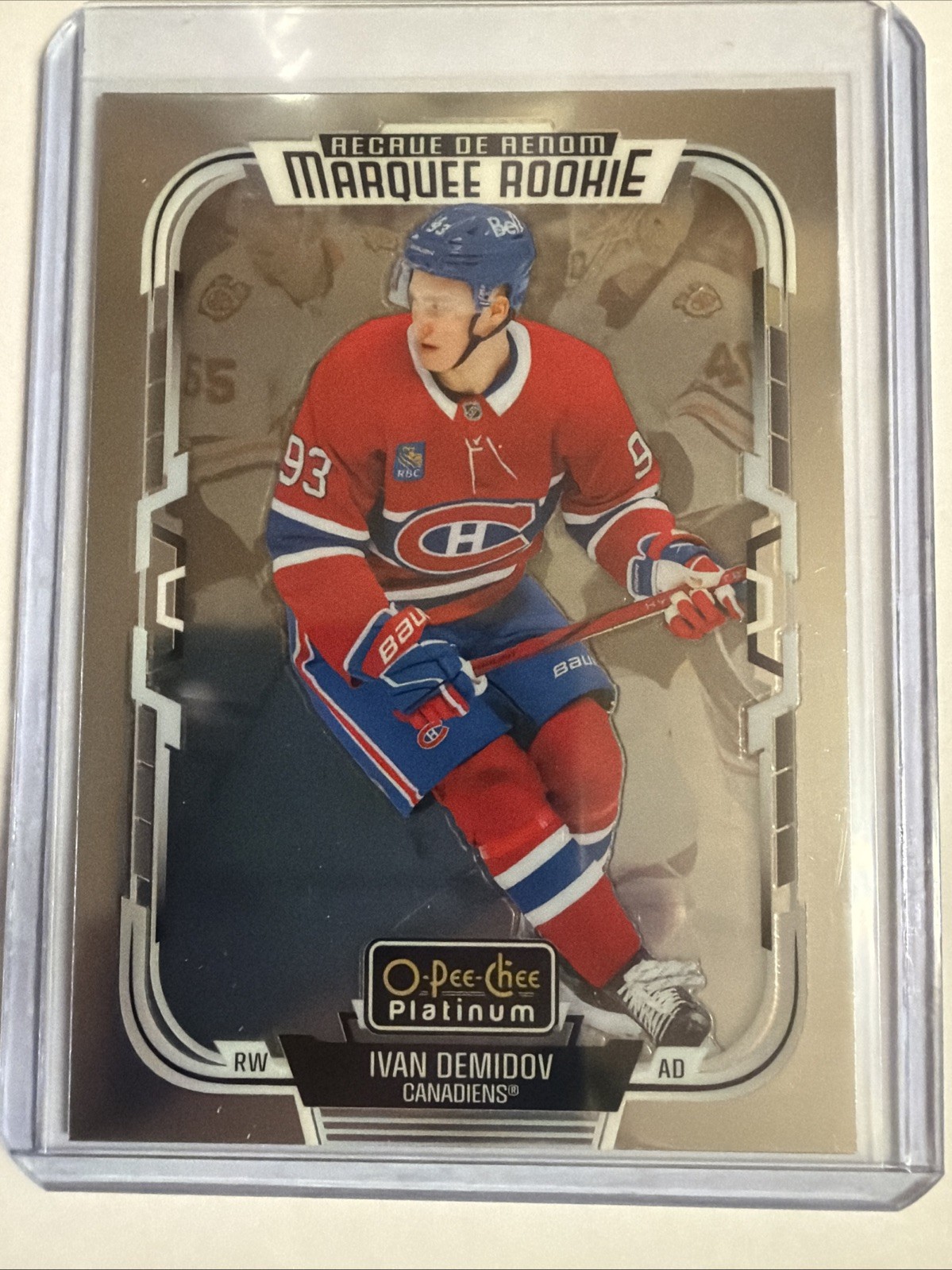 2025-26 O-Pee-Chee Platinum – Marquee Rookies Ivan Demidov #232 (RC)