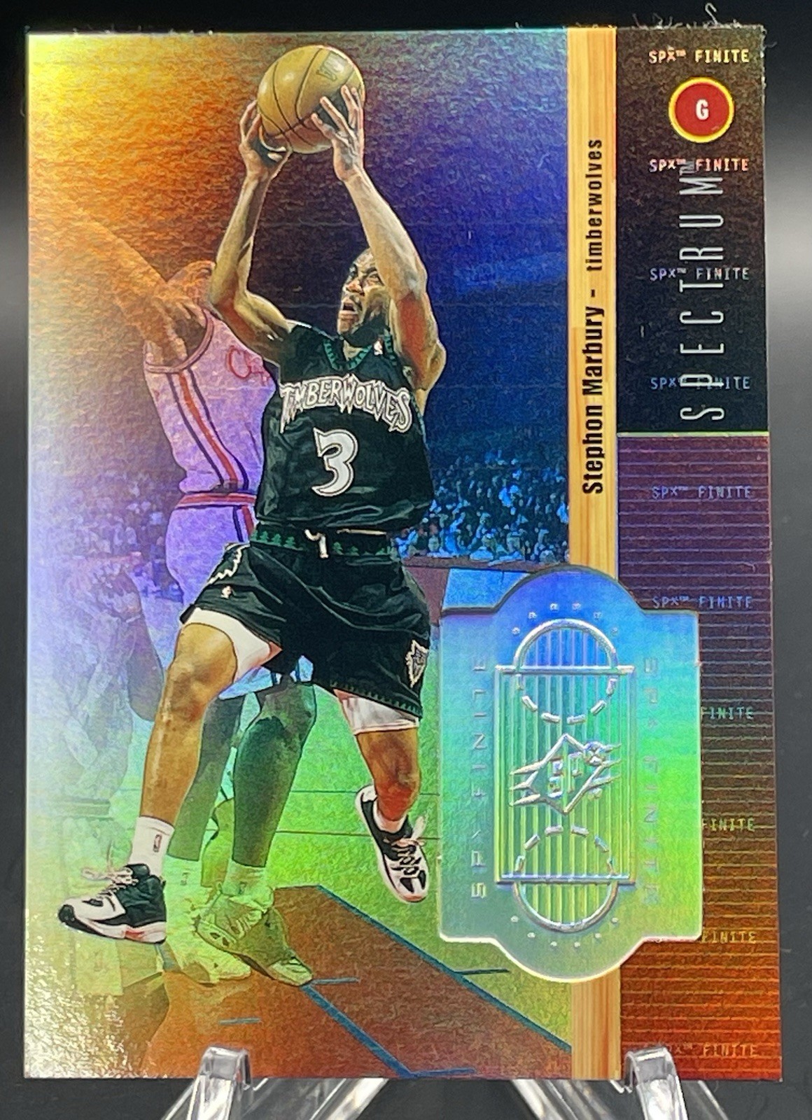 STEPHON MARBURY 1998-99 Upper Deck SPx Finite Spectrum #69 Timberwolves #129/350