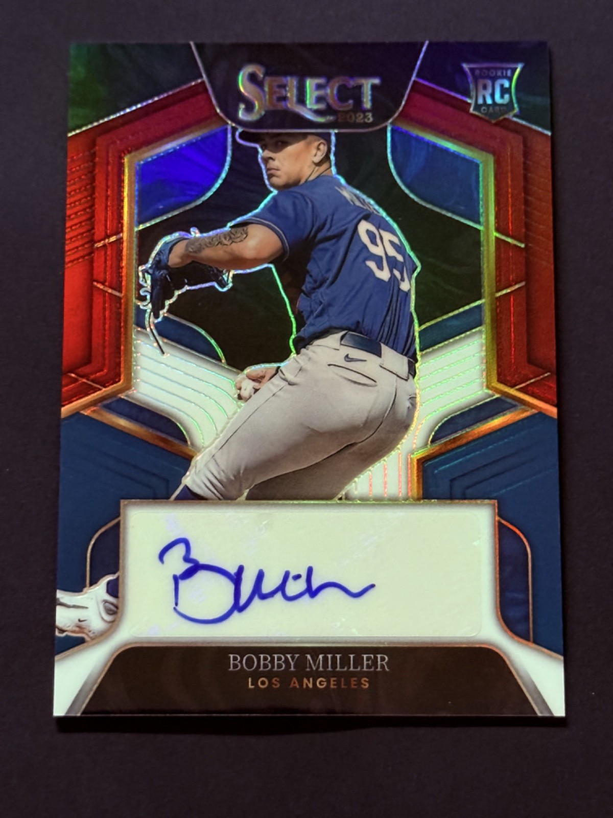 2023 Panini Select Prizm Autograph Auto #RS-BM Bobby Miller /49