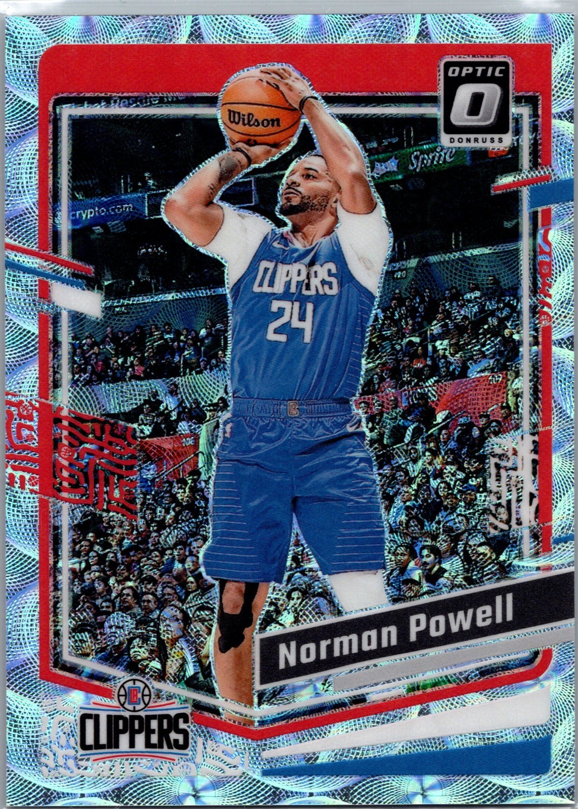 2023-24 Panini Donruss Optic Norman Powell #161 Premium Box Set Prizm /249