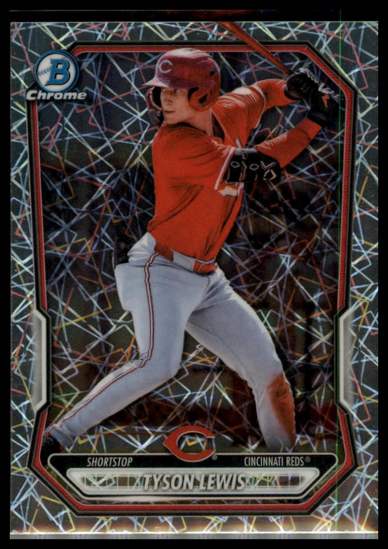 2026 Bowman #BCP-5 Tyson Lewis Chrome Prospects Lazer Refractor
