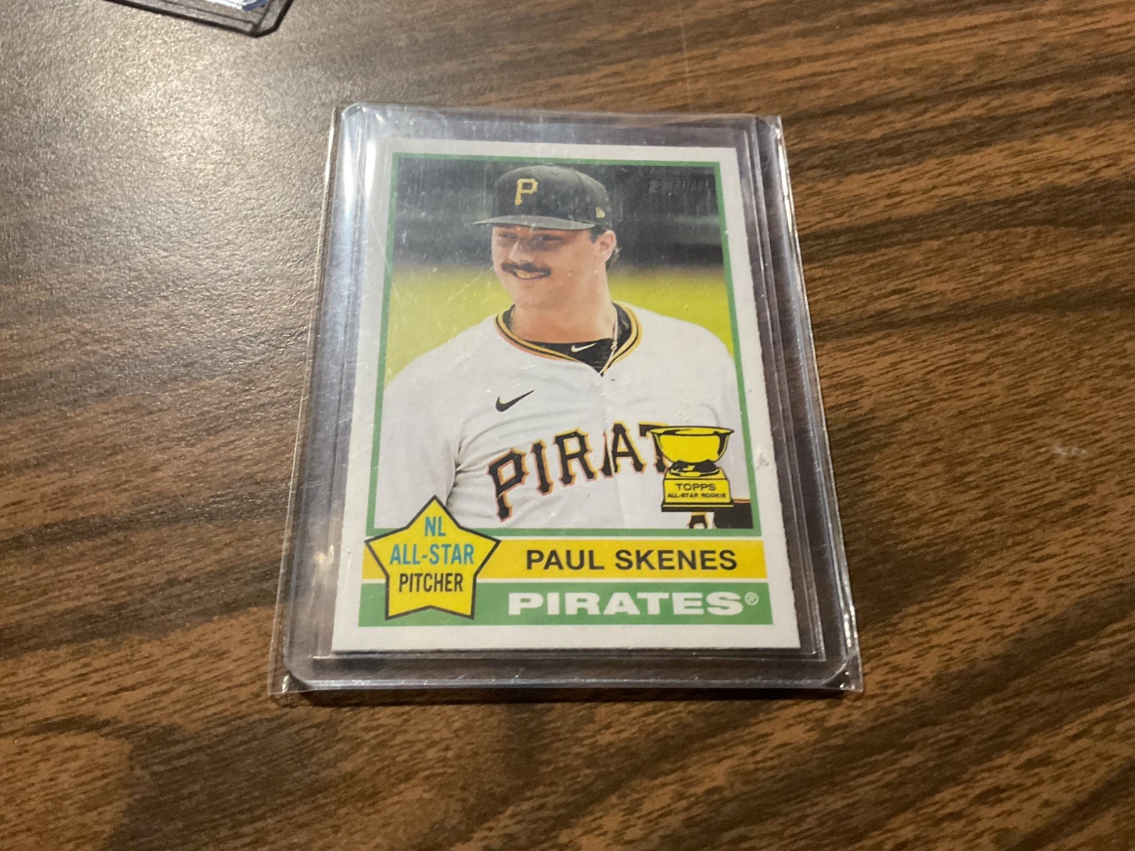 10 Topps Baseball Paul Skenes Pittsburgh Pirates 1 is a 2024 Topps Heritage PSA9