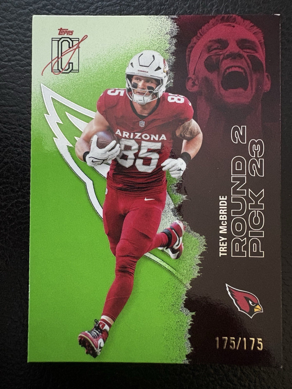 Topps 2025 Signature Class Trey McBride #1 Lime Green /175 Cardinals