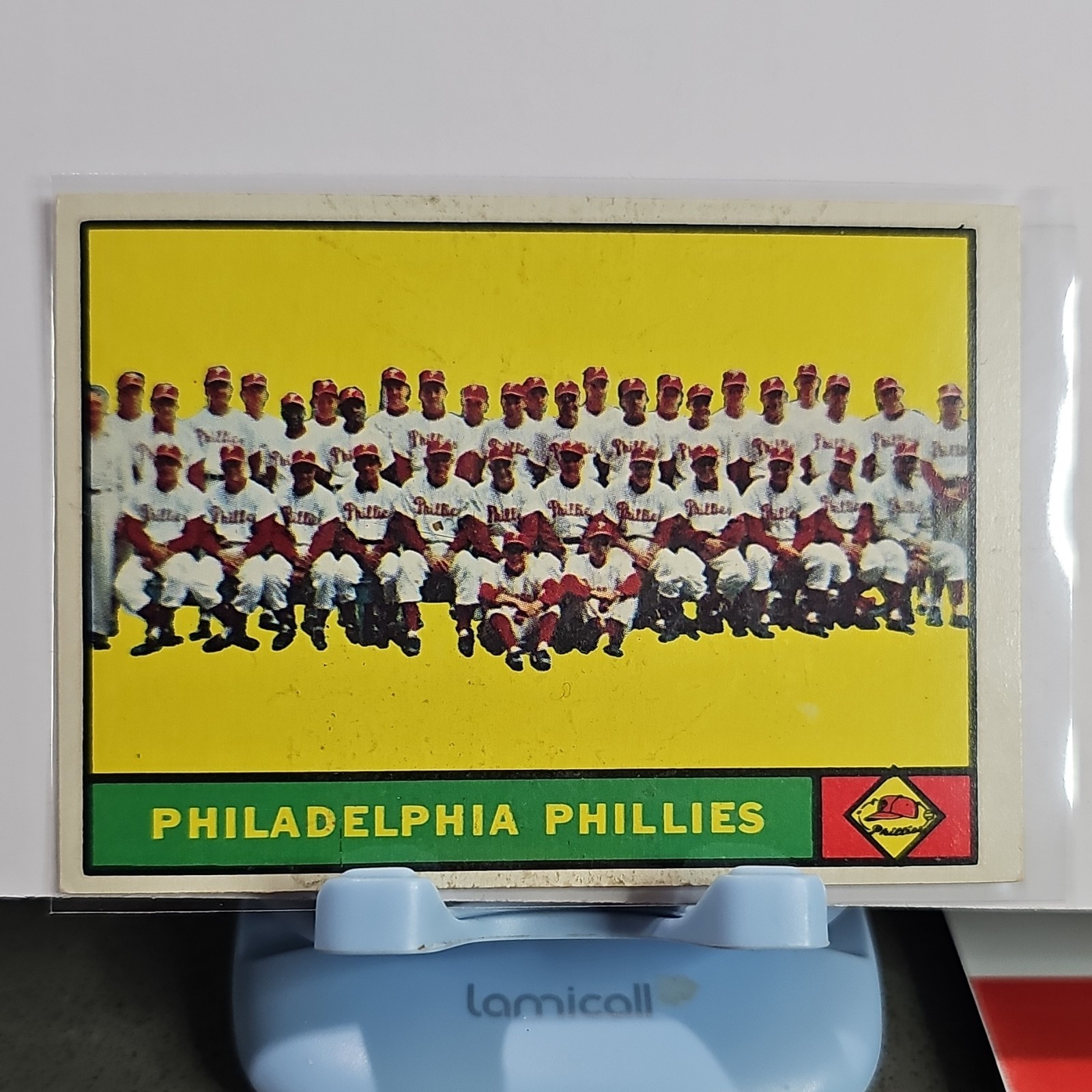 Topps 1961 Topps Philadelphia Phillies Team Card #491 MLB Baseball 1960