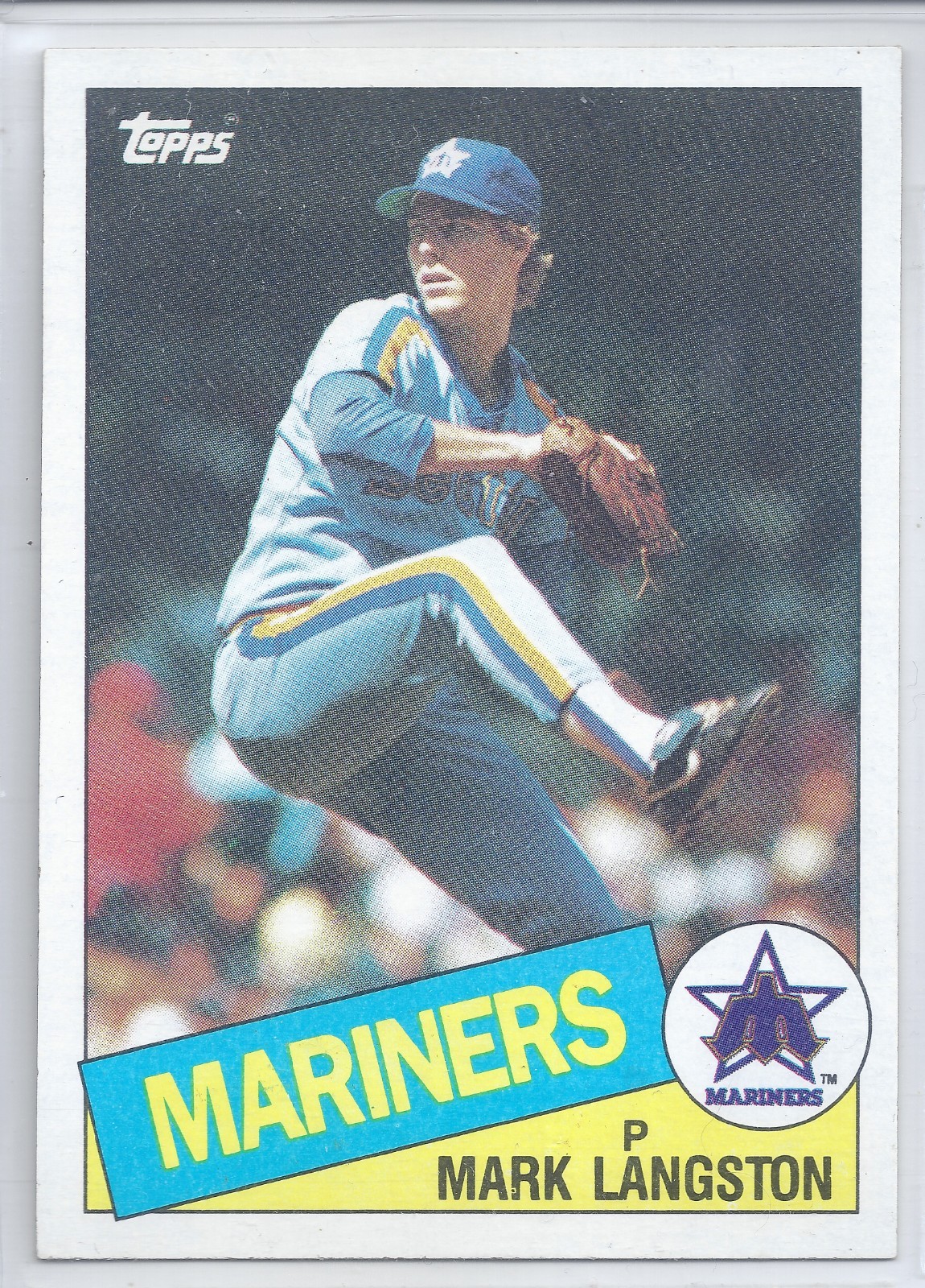 1985 Topps #625 Mark Langston (RC) Mariners, Excellent, FREE Shipping