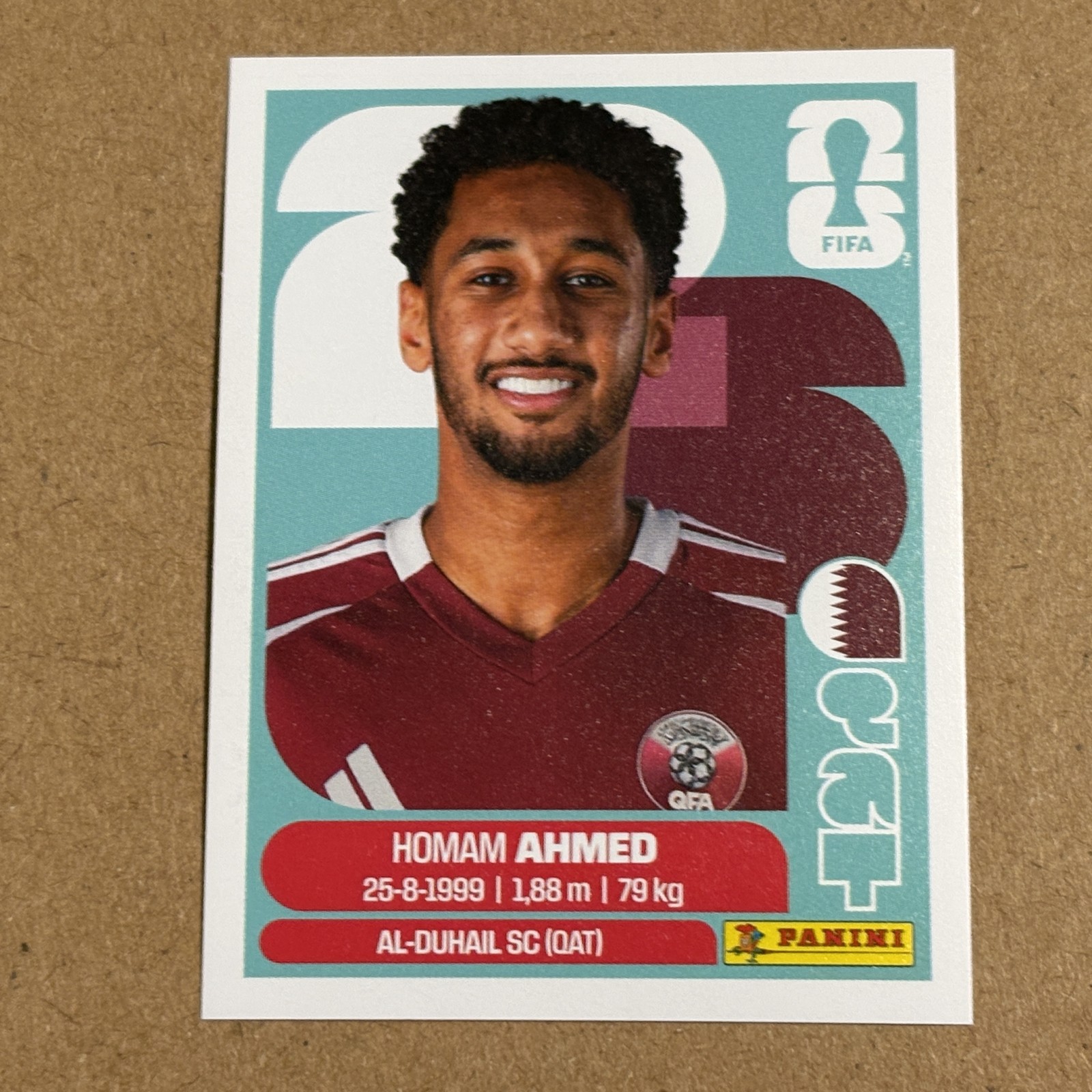 2026 Panini FIFA World Cup Stickers Homam Ahmed #QAT5 Qatar