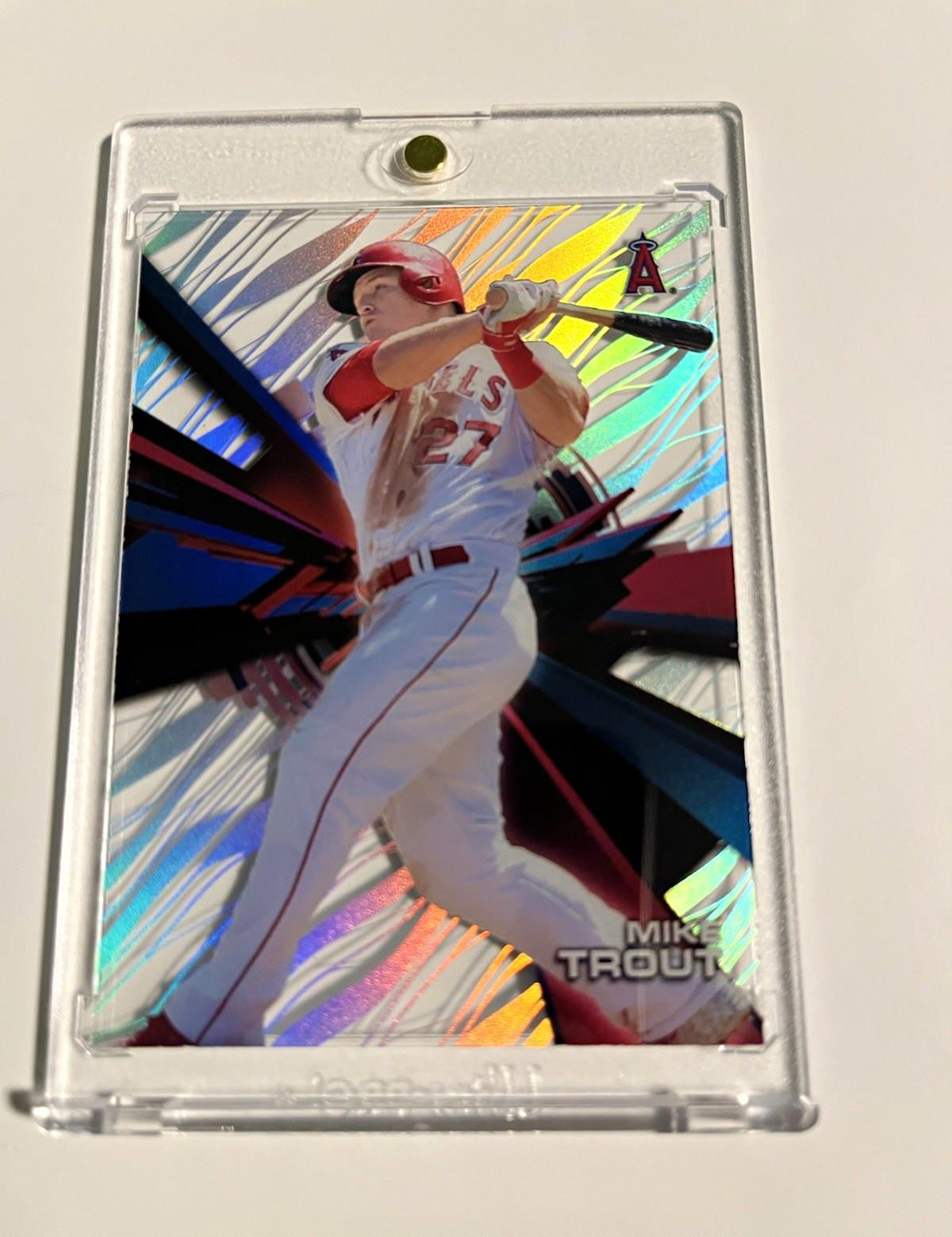 2015 Mike Trout Topps High TEK SP variation