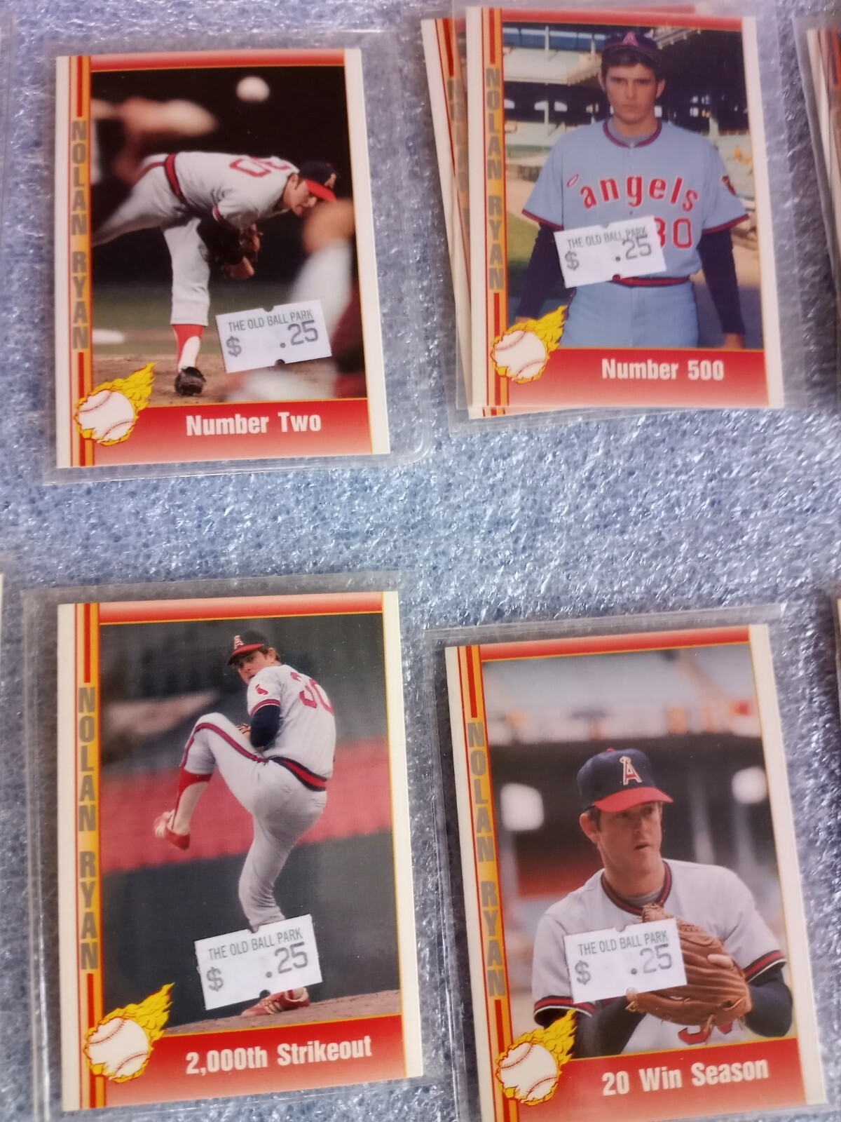 1991 Pacific Nolan Ryan Texas Express Singles You pick your cards