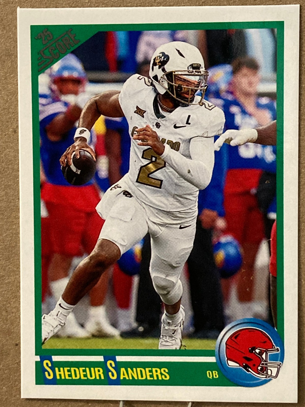 SHEDEUR SANDERS QB, Cleveland Browns, ANNIVERARY RETRO RC, 2025 Score #2