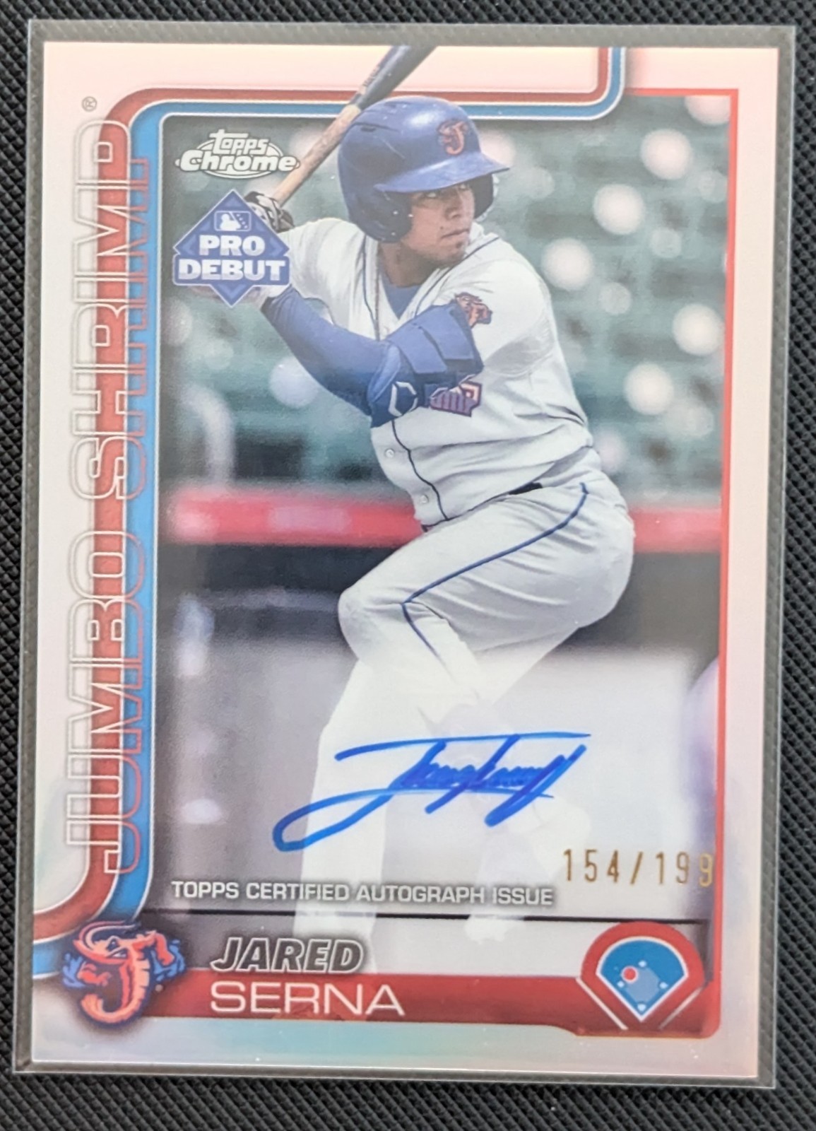 2025 Topps Pro Debut – Chrome Jared Serna #PDC-121 Refractor Auto /199 (AU, RC)