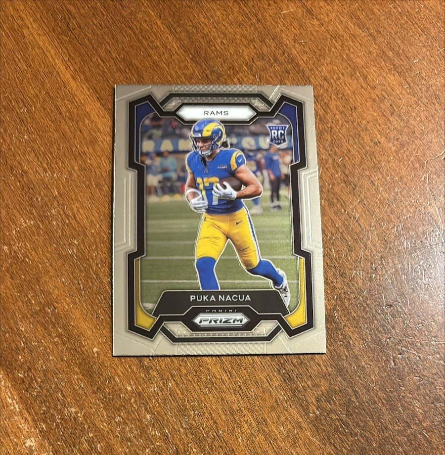 Puka Nacua 2023 Panini Prizm Rookie #357 Los Angeles Rams BYU Huskies RC