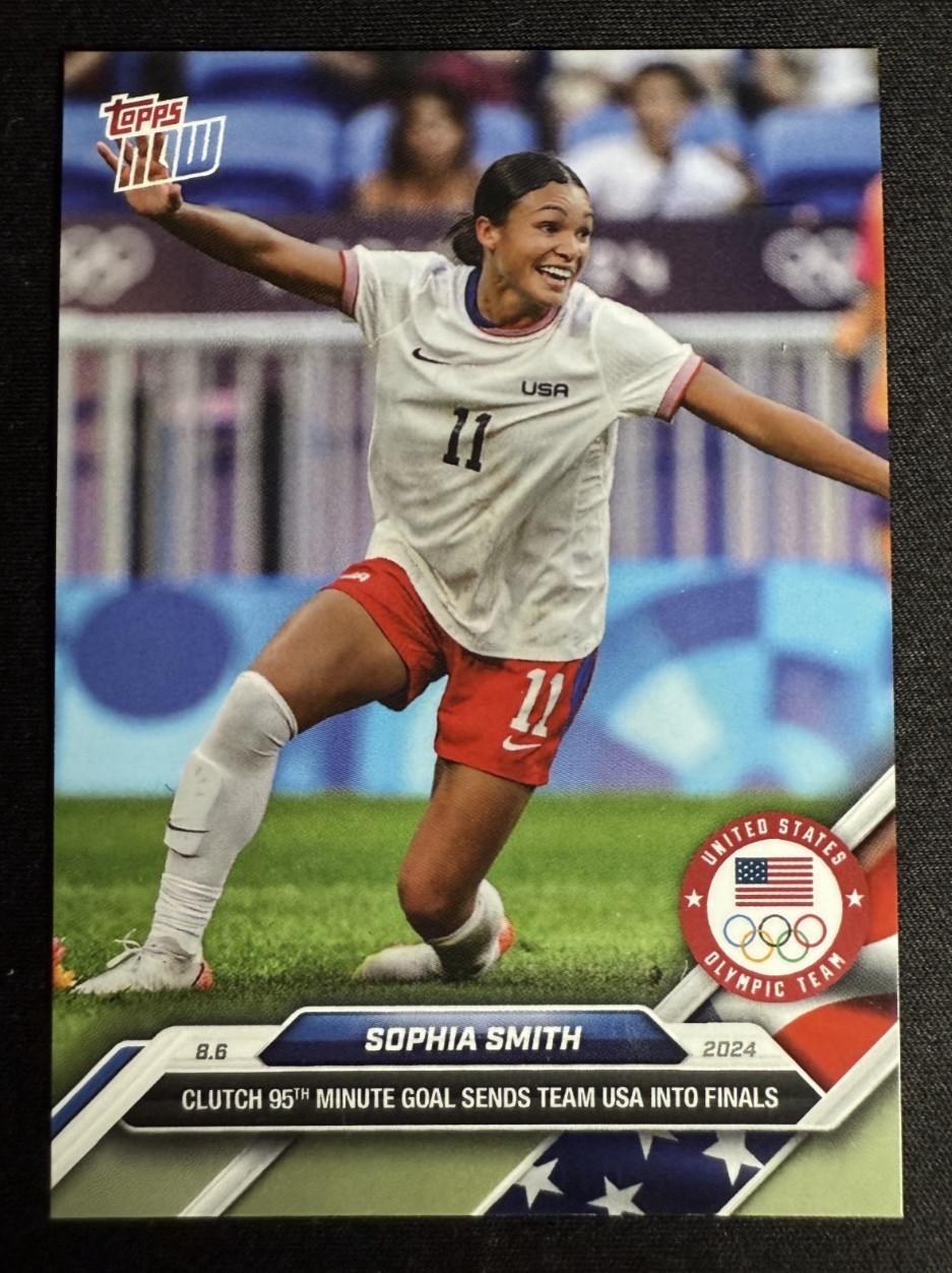 2024 Topps Now Olympic/Paralympic Games – Sophia Smith #18