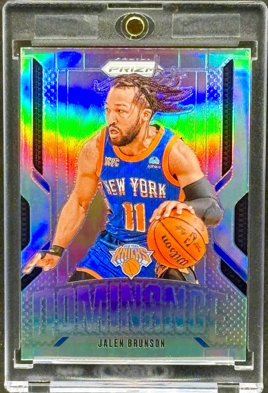 Jalen Brunson RARE SILVER PRIZM REFRACTOR PRIZM INVESTMENT CARD KNICKS MINT