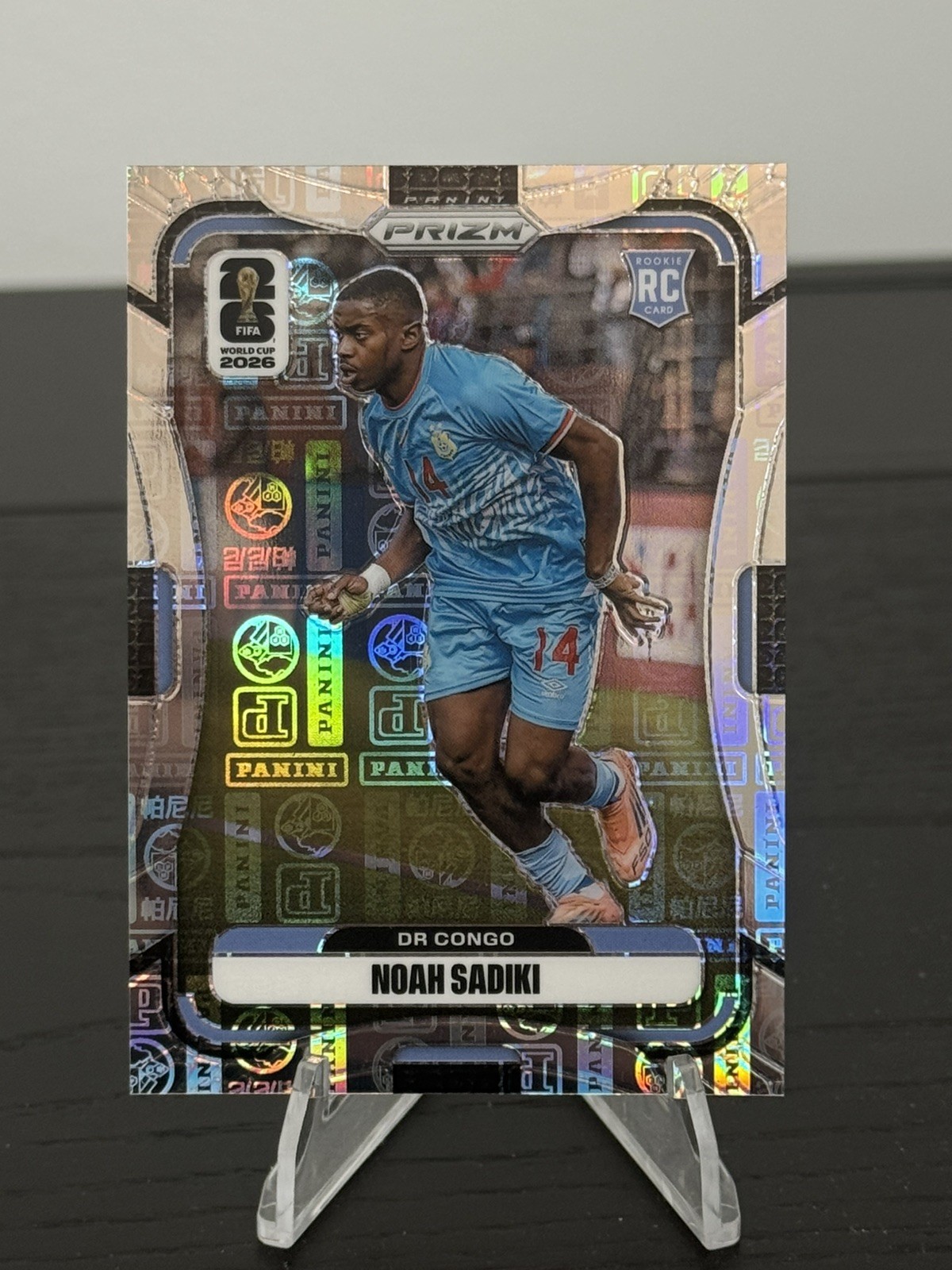2026 Prizm FIFA World Cup Noah Sadiki Rookie Prizm /61 DR Congo SSP