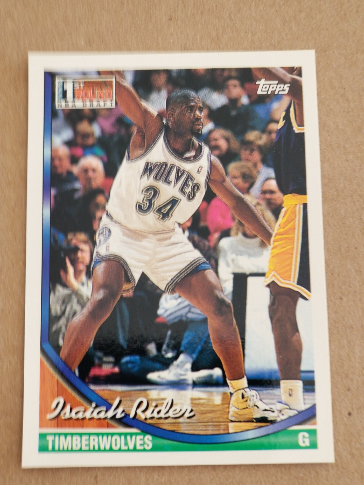 1994-95 Topps #322 Isaiah Rider Minnesota Timberwolves