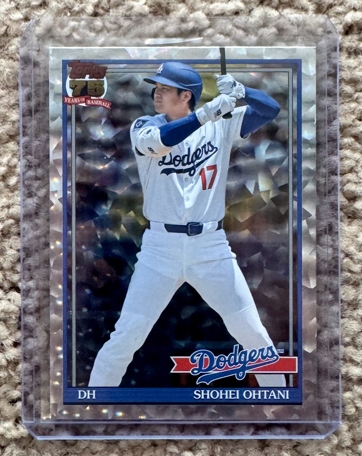 2026 Topps Series 2 Shohei Ohtani Crackleboard ‘91 Topps Insert #91B2-1 Dodgers