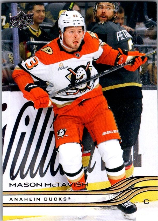 2025-26 Upper Deck Series 1 – Mason McTavish – #1 Base Card – Anaheim Ducks
