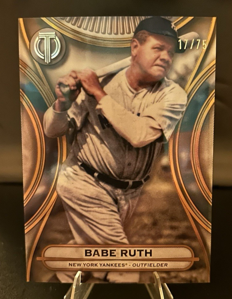 2025 Topps Tribute – Babe Ruth Gold 17/75
