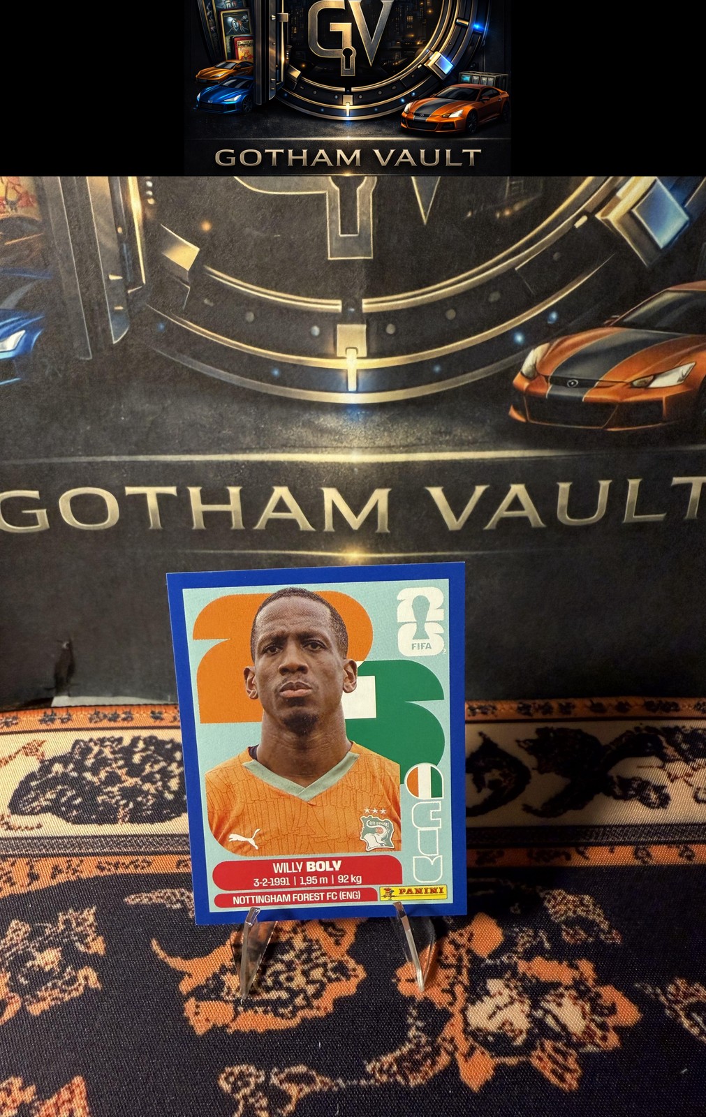 2026 Panini FIFA World Cup Stickers #CIV7 Willy Boly Blue