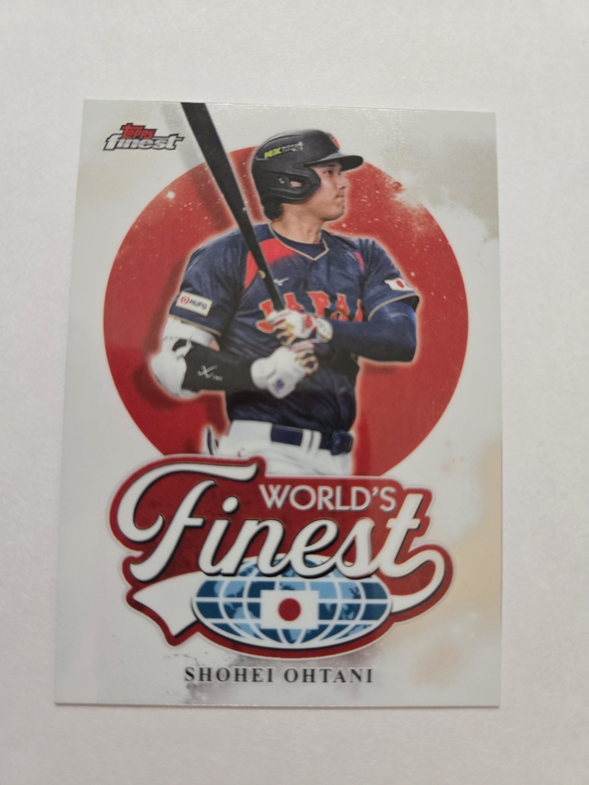 Topps Finest 2026 Shohei Ohtani World’s Finest Insert WF-22 Japan WBC