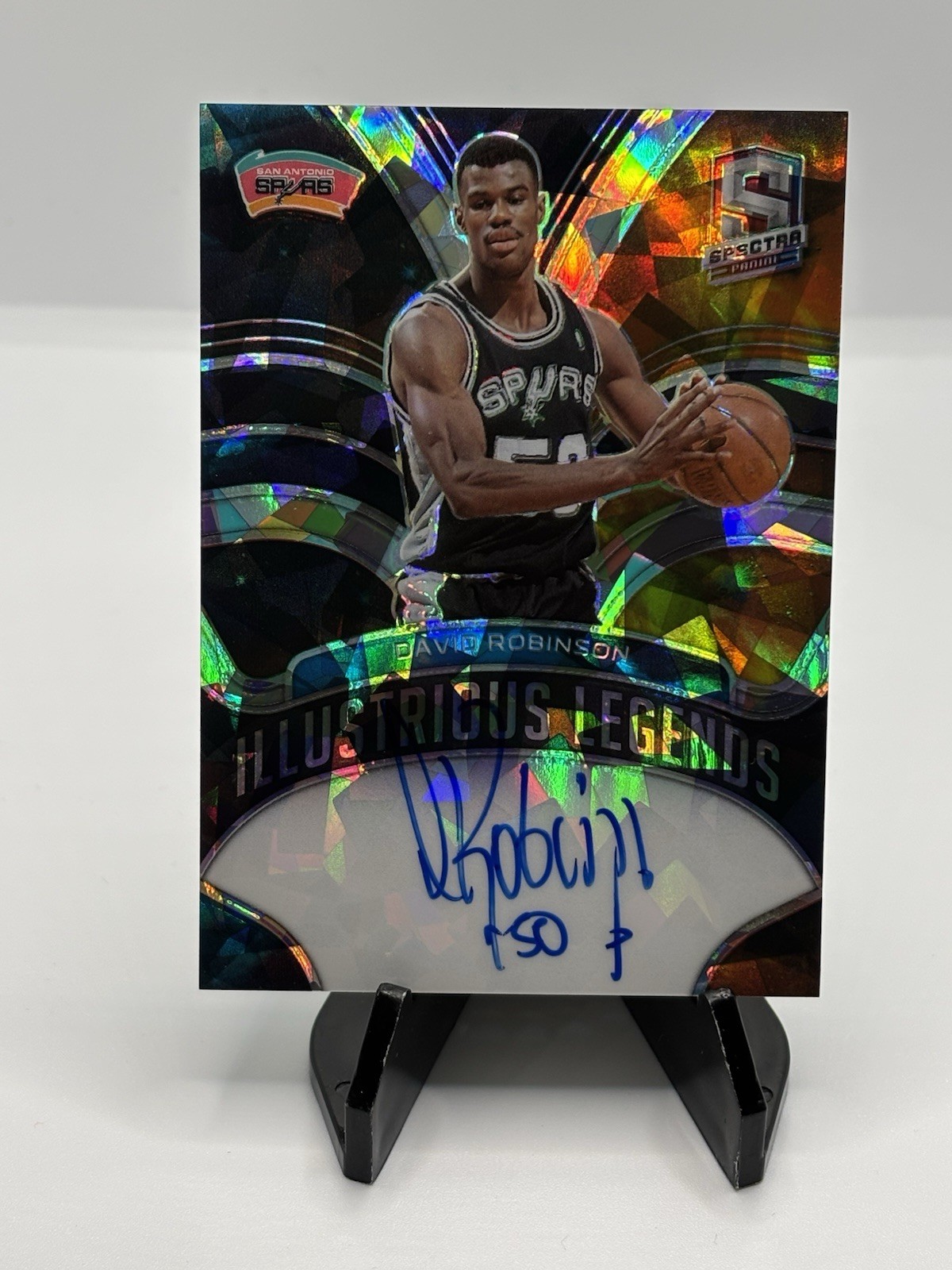 2021-22 Panini Spectra Basketball David Robinson No. ILS-DRO Autograph 29/49