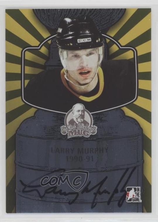 2013-14 ITG Lord Stanley’s Mug Larry Murphy #A-LM1 Auto HOF 0a4