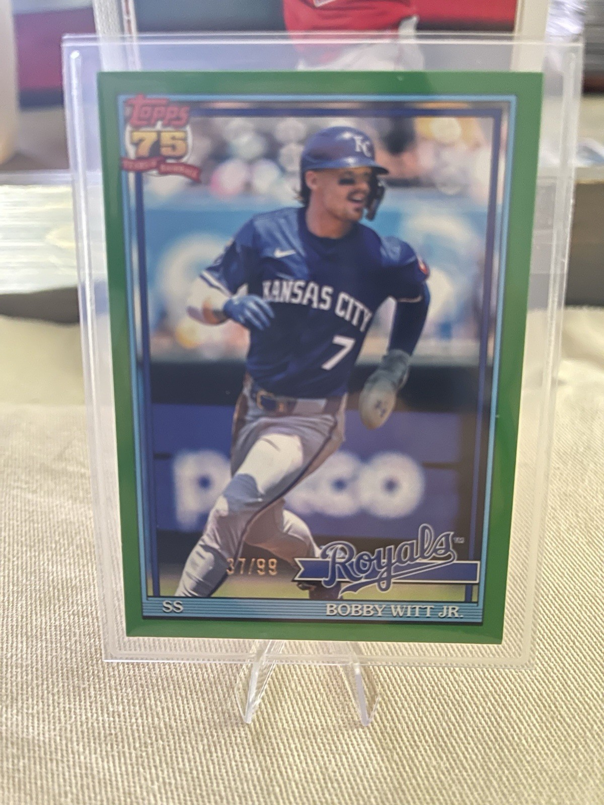 Topps Series 1 2026 Bobby Witt Jr. Royals 1991 Topps Baseball Insert /99 #T91-3