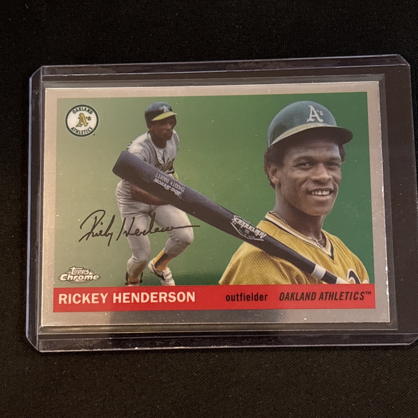 🔥Rickey Henderson 2025 Topps Platinum Base #320 Athletics HOF