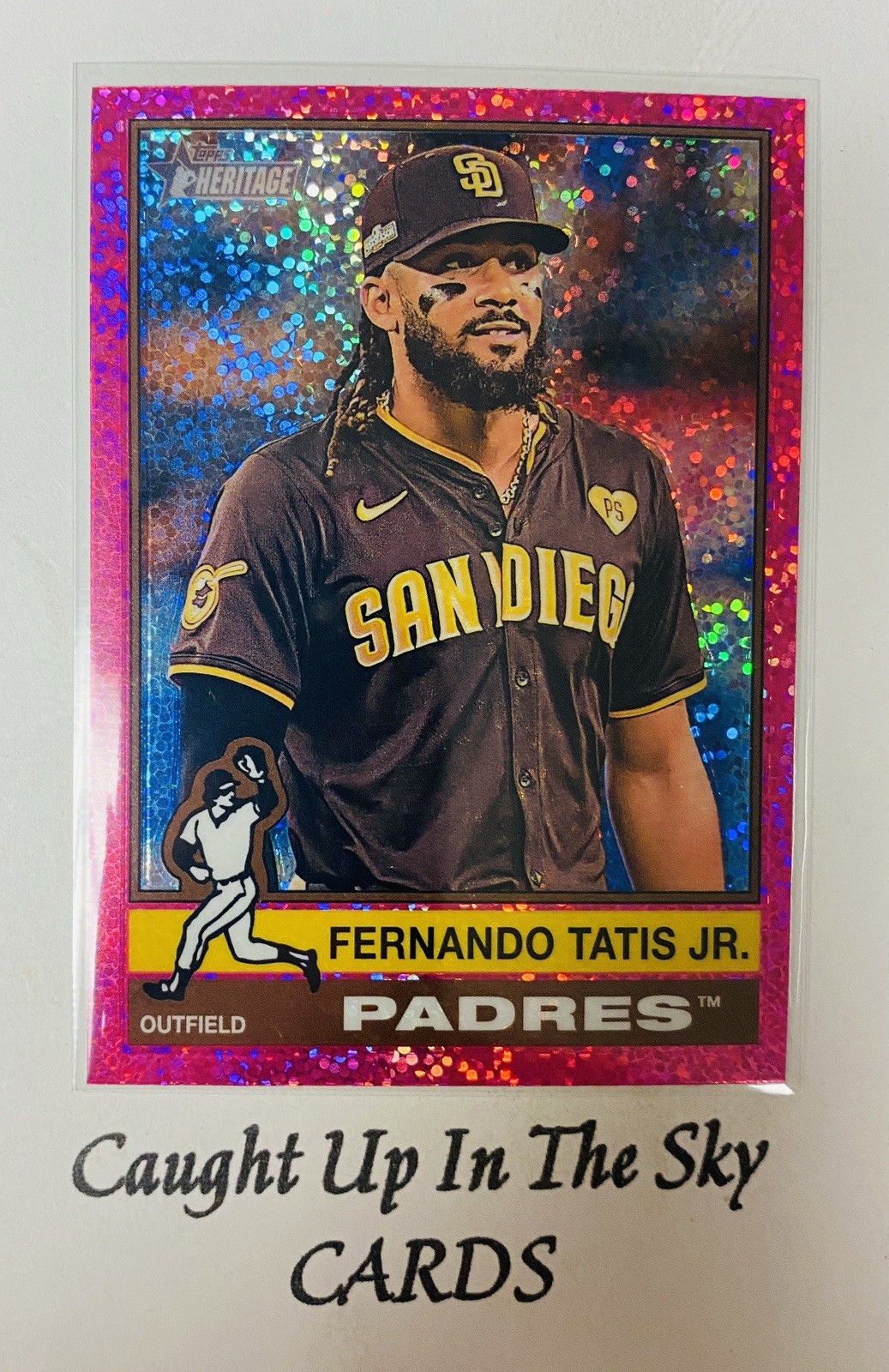 2025 Topps Heritage Pink Sparkle Singles–Pick Your Card–$1 Ships All You Pick