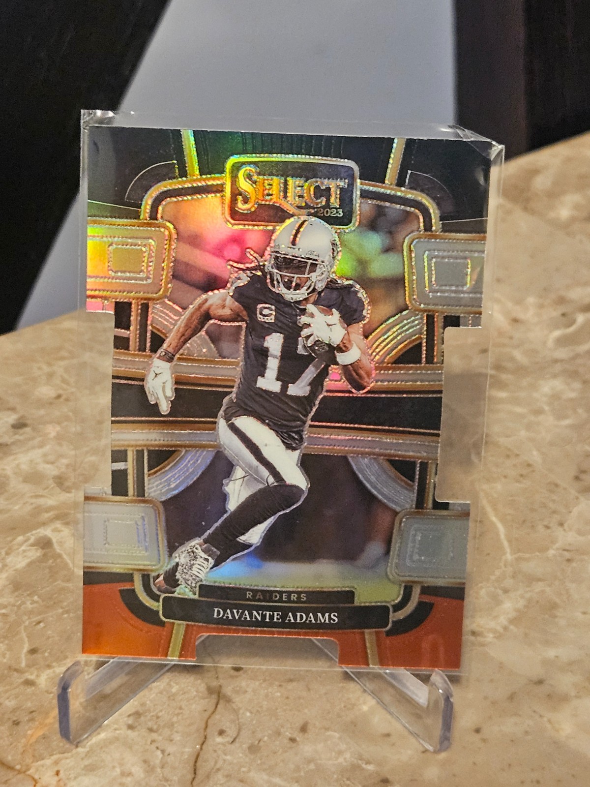 2023 Panini Select #1 Trey McBride Black and Red Prizms Die Cuts