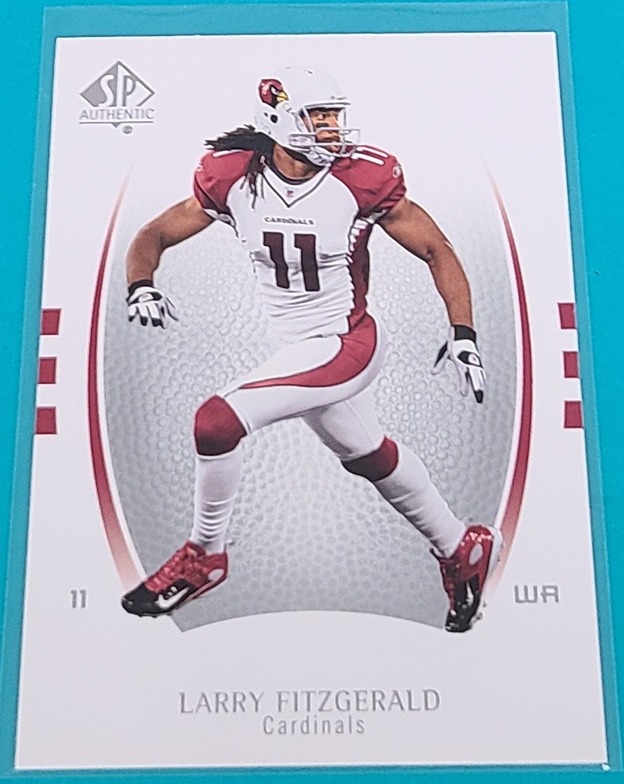 2007 SP Authentic #53 Larry Fitzgerald Arizona Cardinals Football Card F4