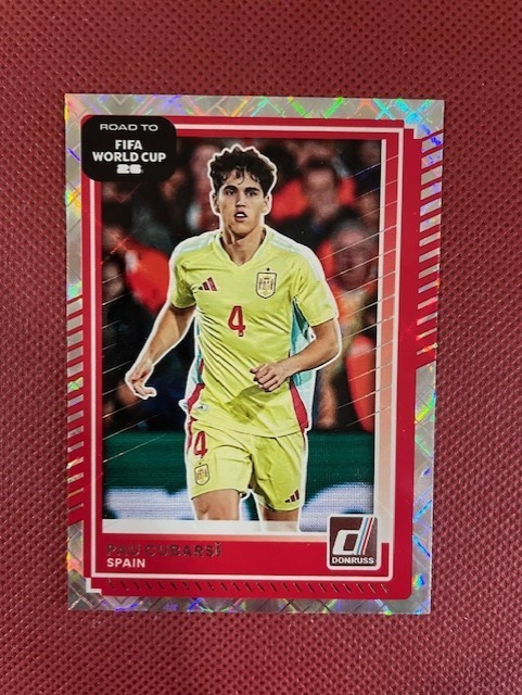 Pau Cubarsi Spain 2026 World Cup Donruss Diamond