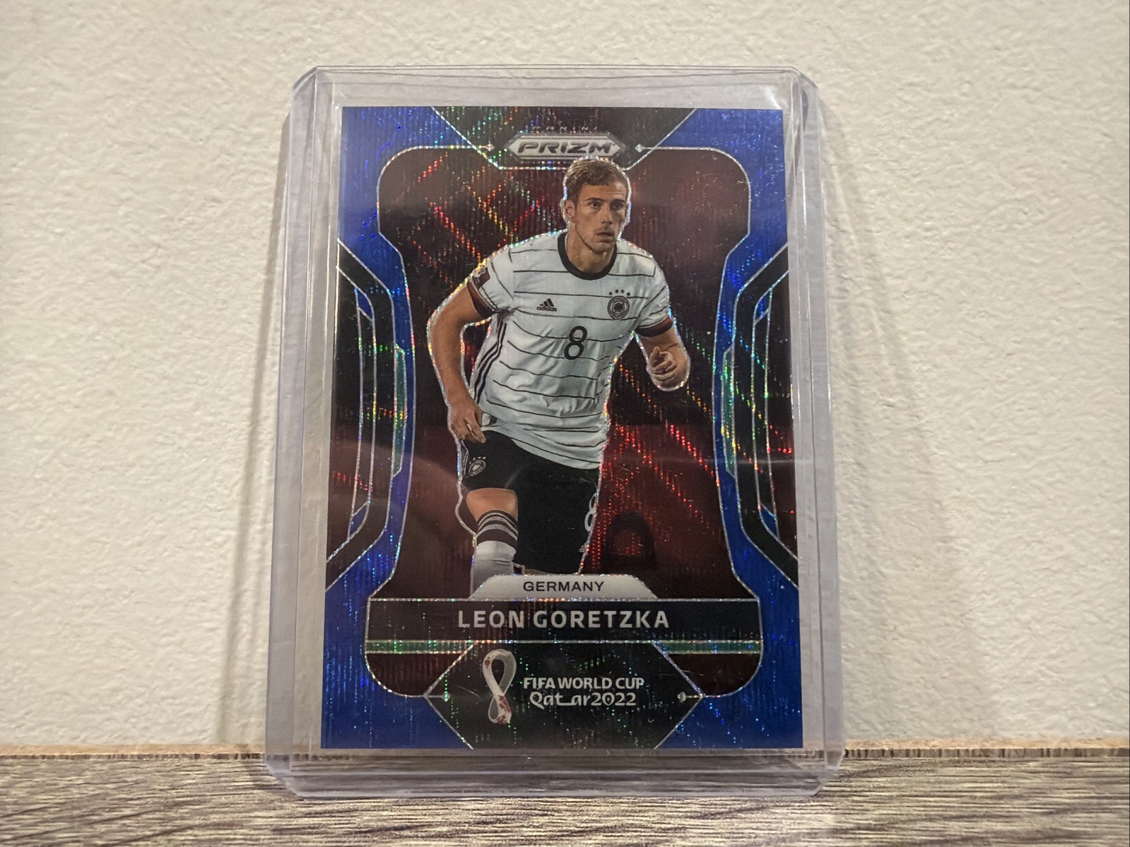 2022 Panini Prizm World Cup Qatar – Leon Goretzka #112 Blue Wave Prizm /199
