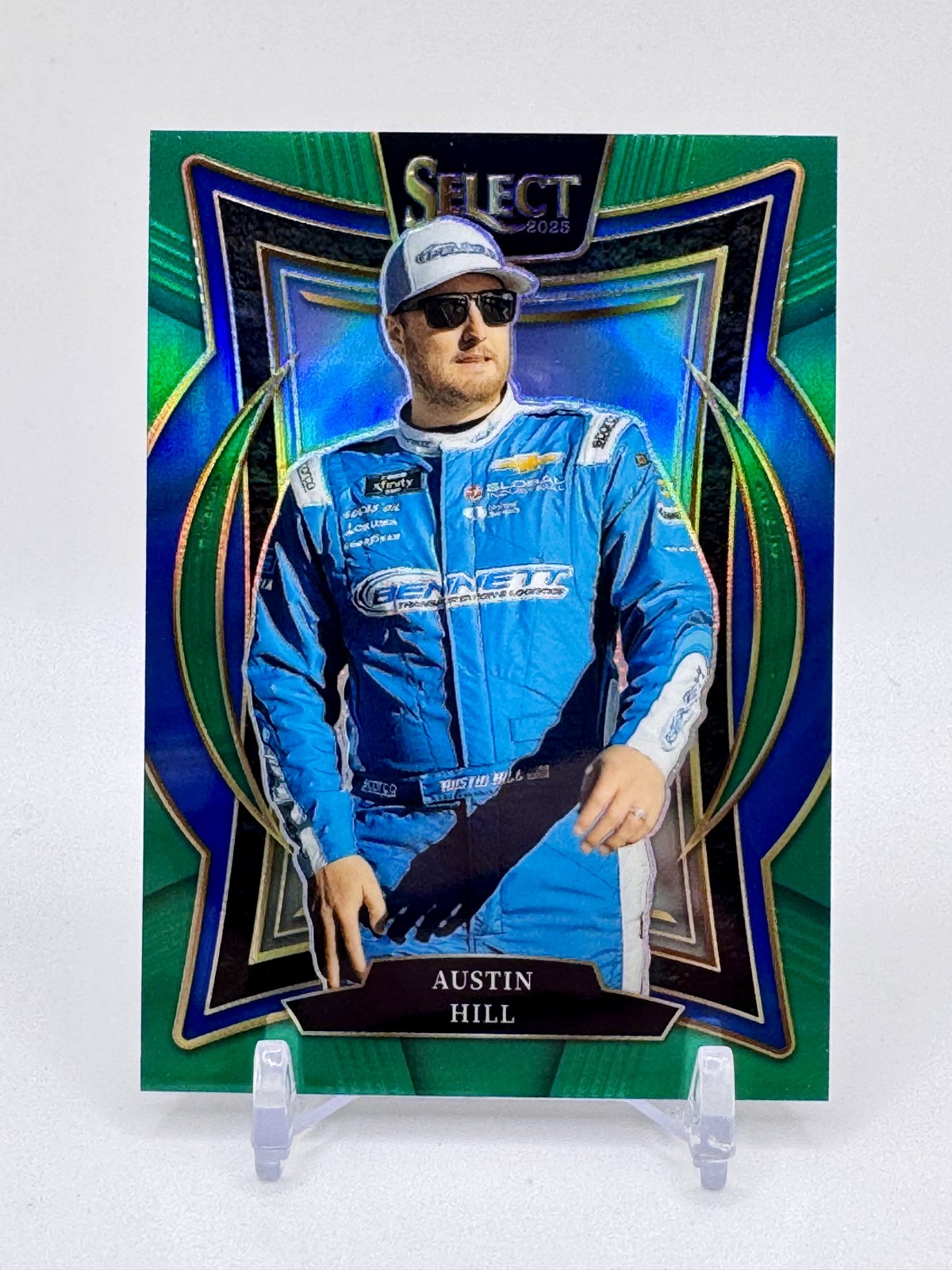 2025 Panini Select #67 Austin Hill Green Prizms #/5