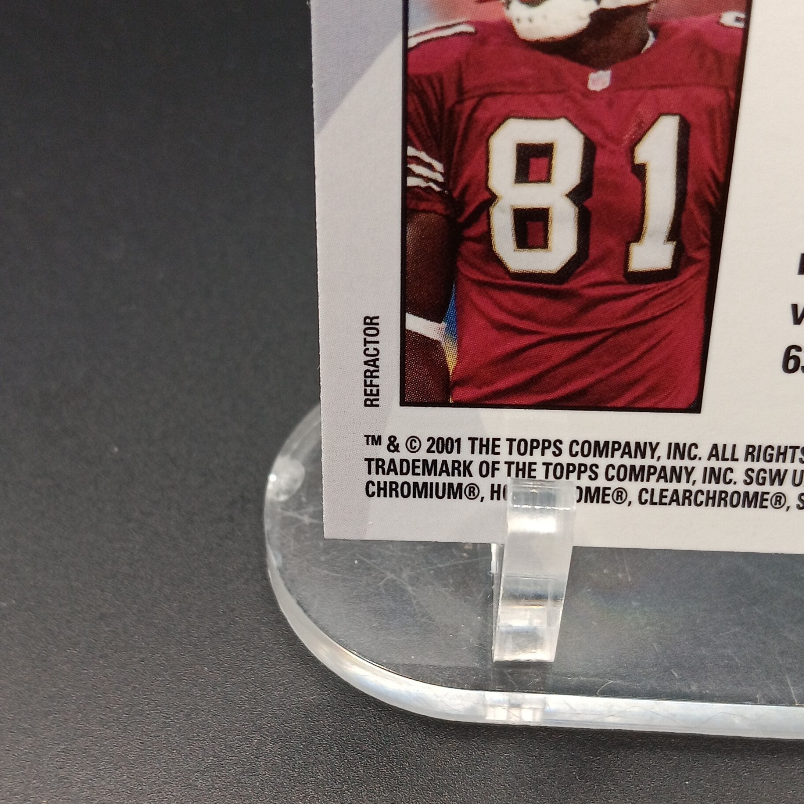 Terrell Owens 49ers #AW9 All the Way Own the Game Refractor/ Base #189