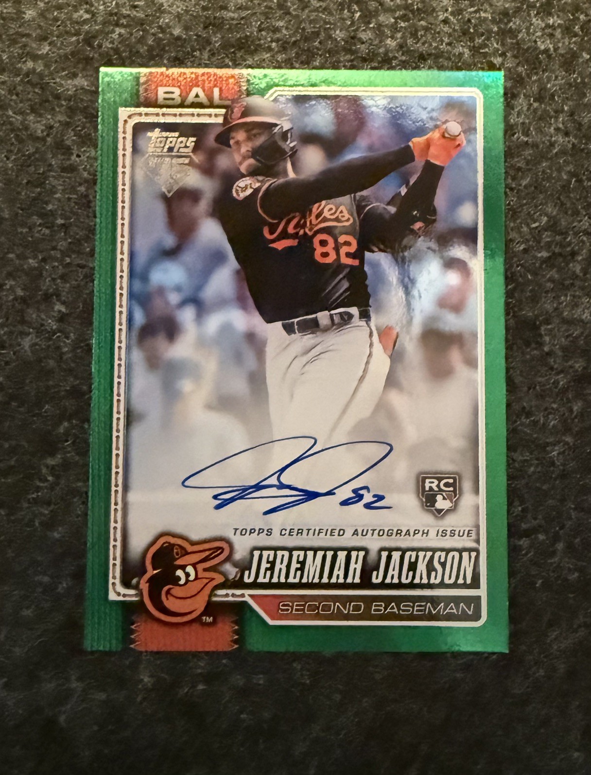 2026 Topps series one Jeremiah Jackson 💥#’d 21/99💥RC Auto