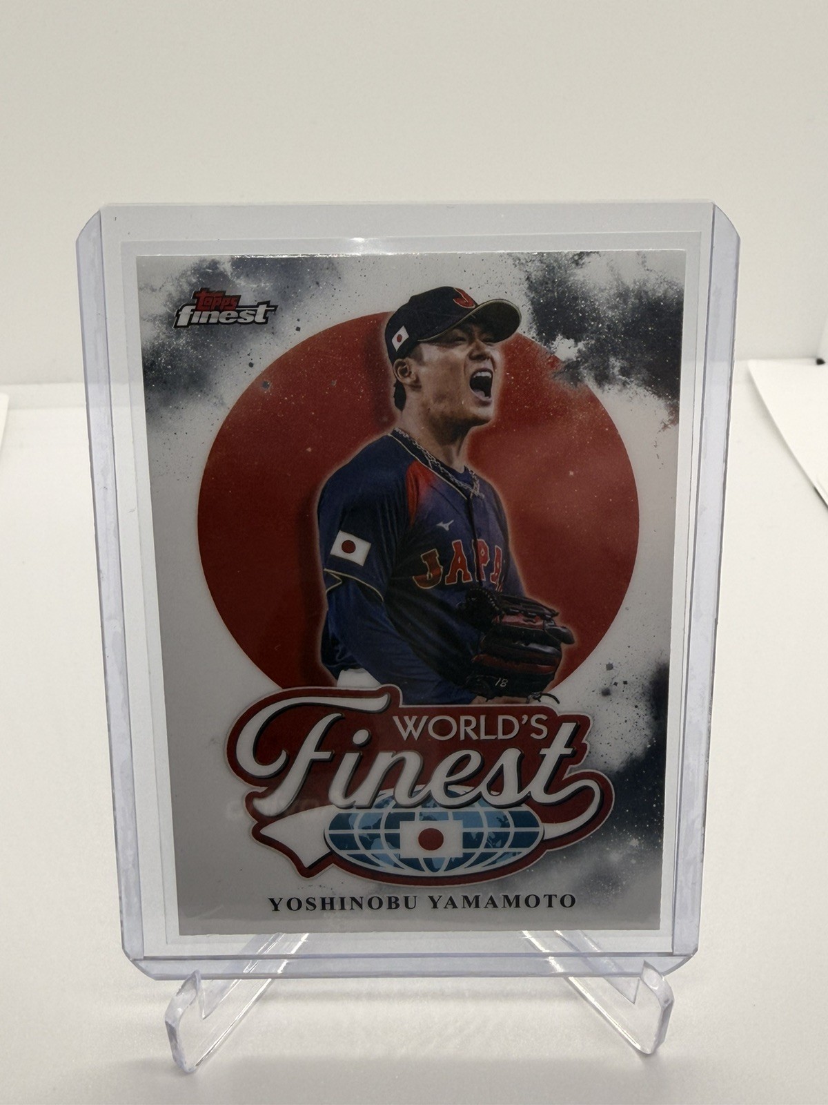 Yoshinobu Yamamoto 2026 Topps Finest Worlds Finest #WF-23 Japan Dodgers