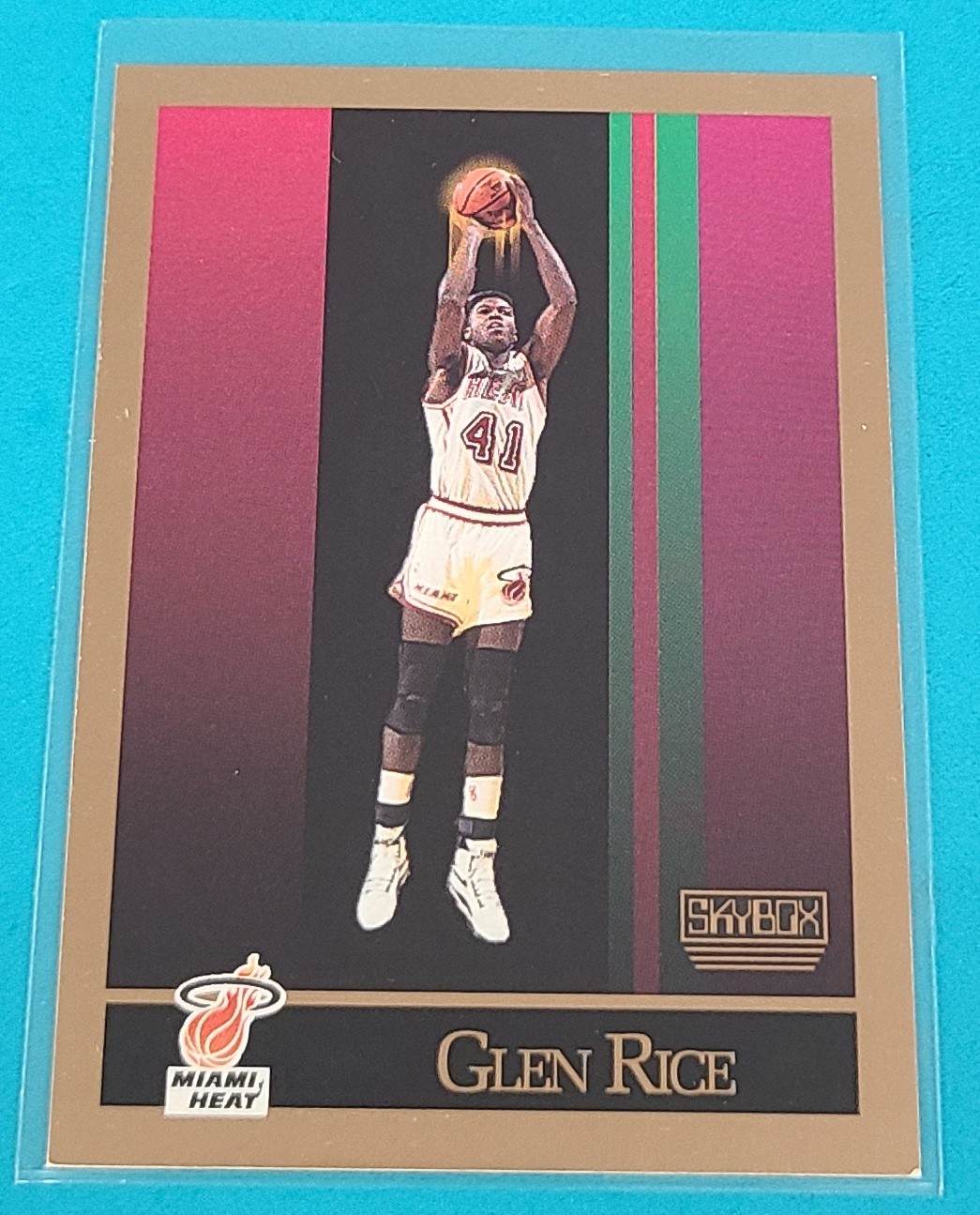 1990 SkyBox RC #150 Glen Rice Miami Heat Basketball Card F1