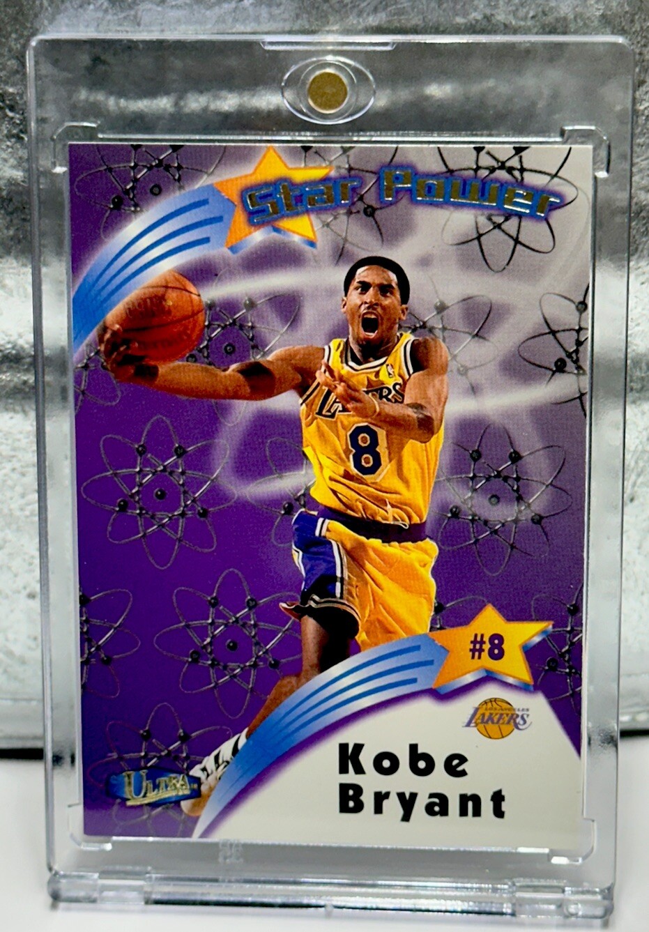 KOBE BRYANT CARD FLEER ULTRA CHROME FOIL SP INSERT RARE FLEER LAKERS JERSEY #8