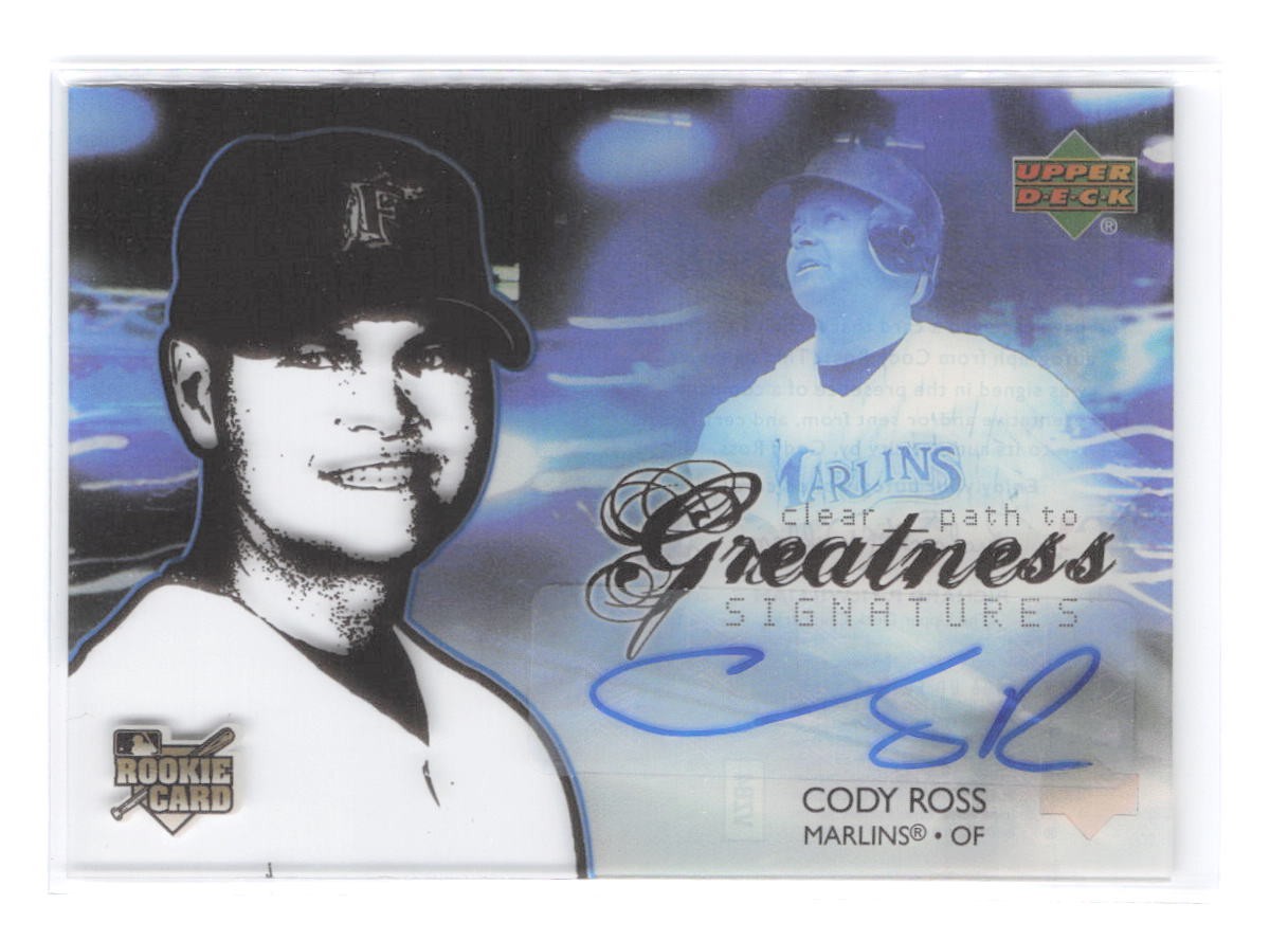 2006 Upper Deck Future Stars Cody Ross AUTO RC Rookie Autograph 87 Marlins