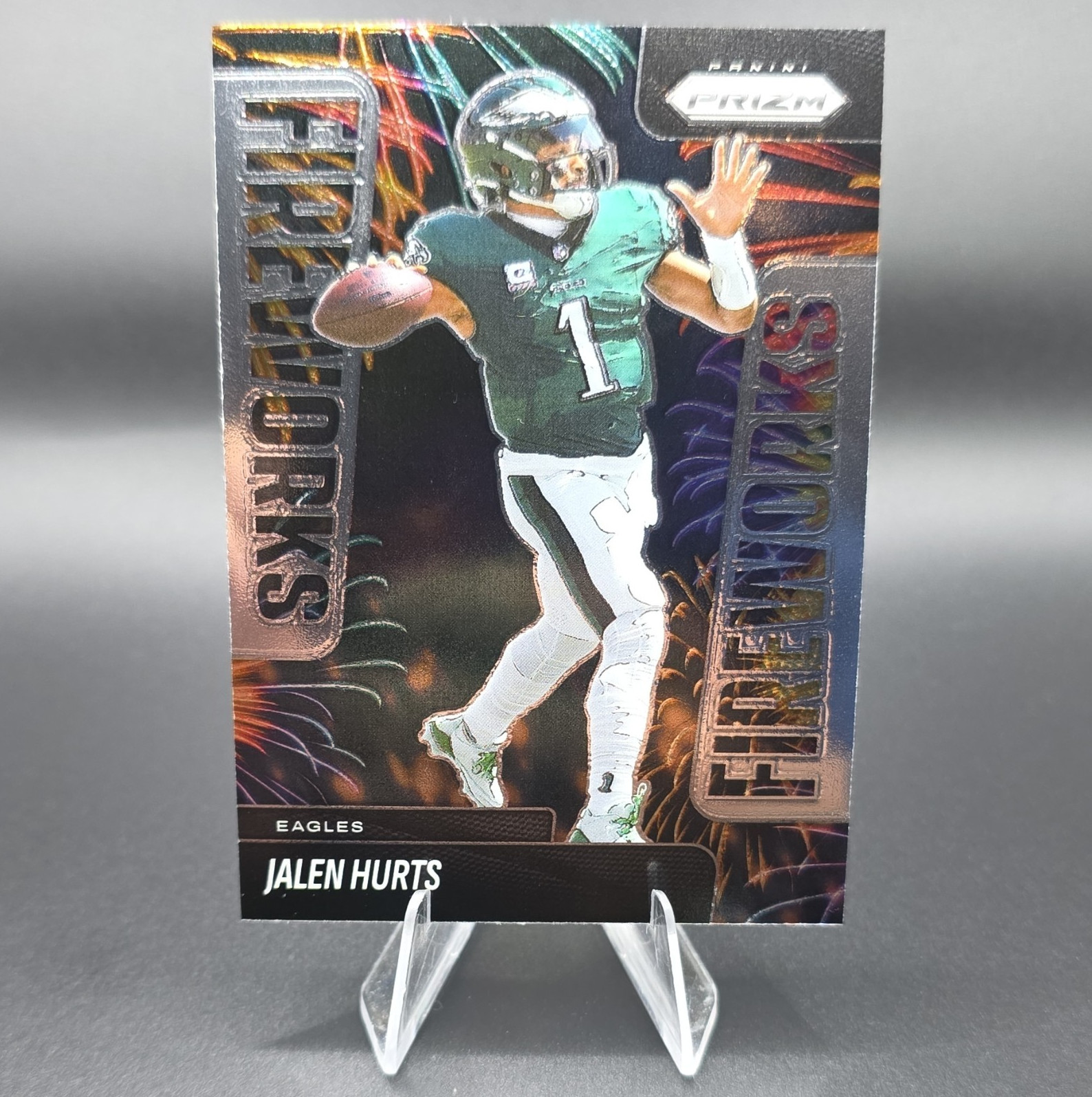 2025 Panini Prizm Fireworks Jalen Hurts Philadelphia Eagles Football #5