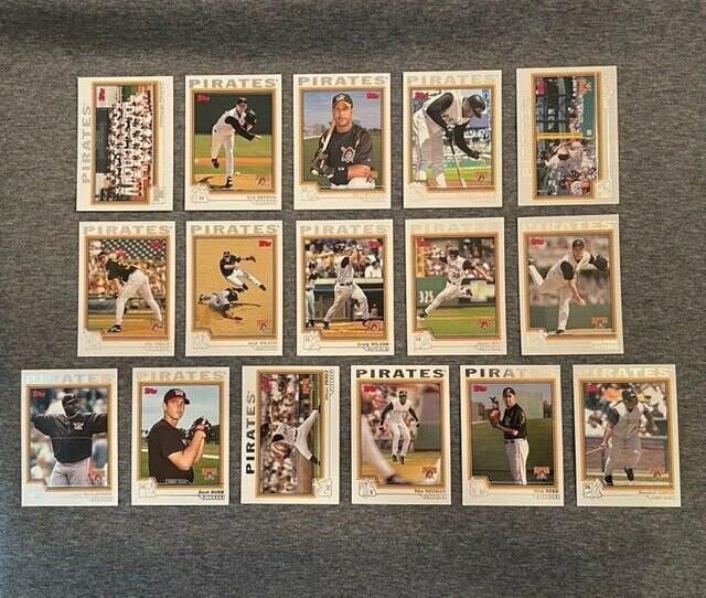 2004 Topps Pittsburgh Pirates Team Set (ALL 16 Cards) Factory Set  NM/MT–MINT